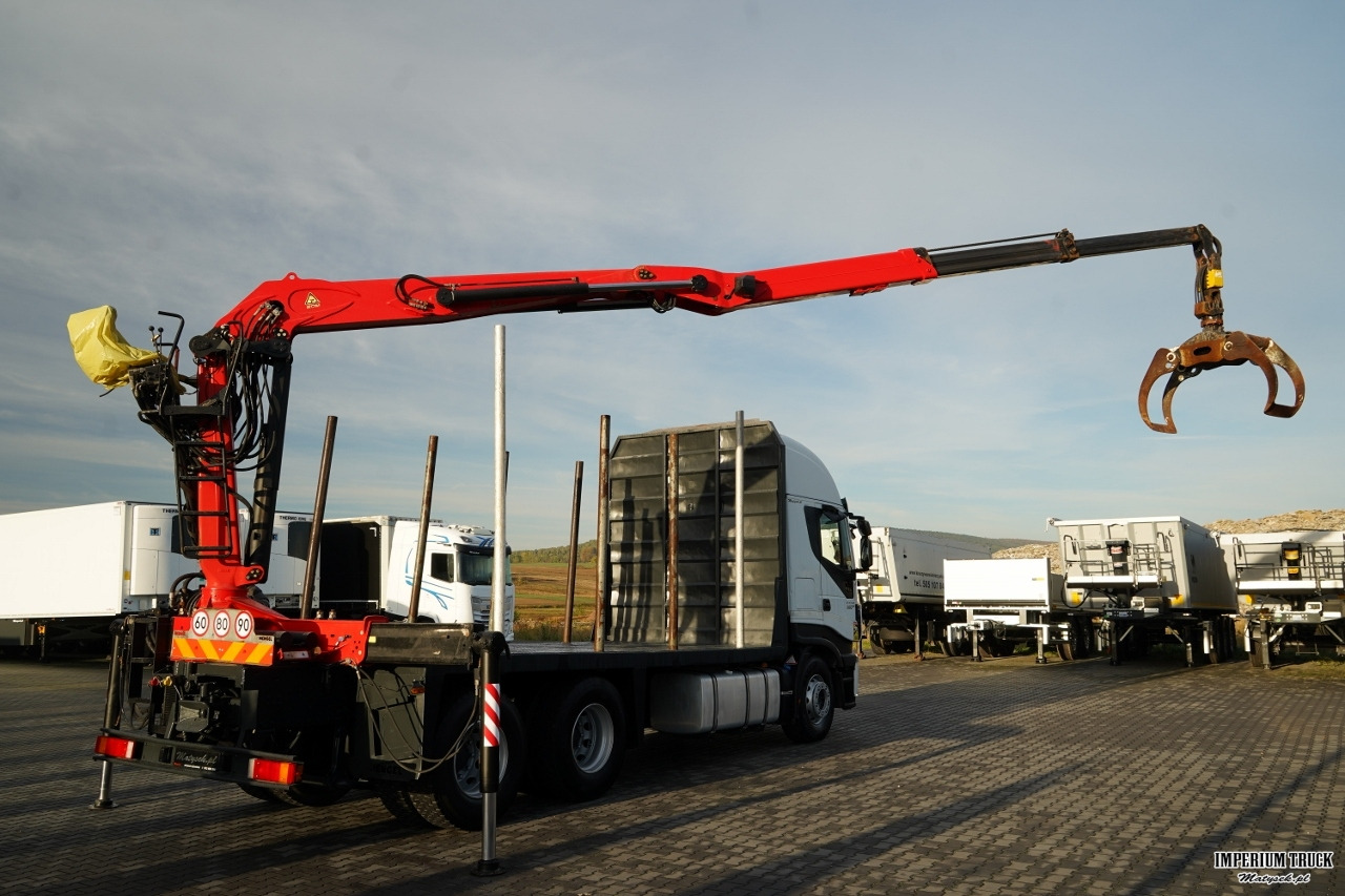 IVECO STRALIS 560 / 6X4 / DO DREWNA / DO DRZEWA / DO LASU / HDS PALFINGER EPSILON / UDŹWIG - 5 250 KG - Logging truck, Crane truck: picture 5 IVECO STRALIS 560 / 6X4 / DO DREWNA / DO DRZEWA / DO LASU / HDS PALFINGER EPSILON / UDŹWIG - 5 250 KG - Logging truck, Crane truck: picture 5
