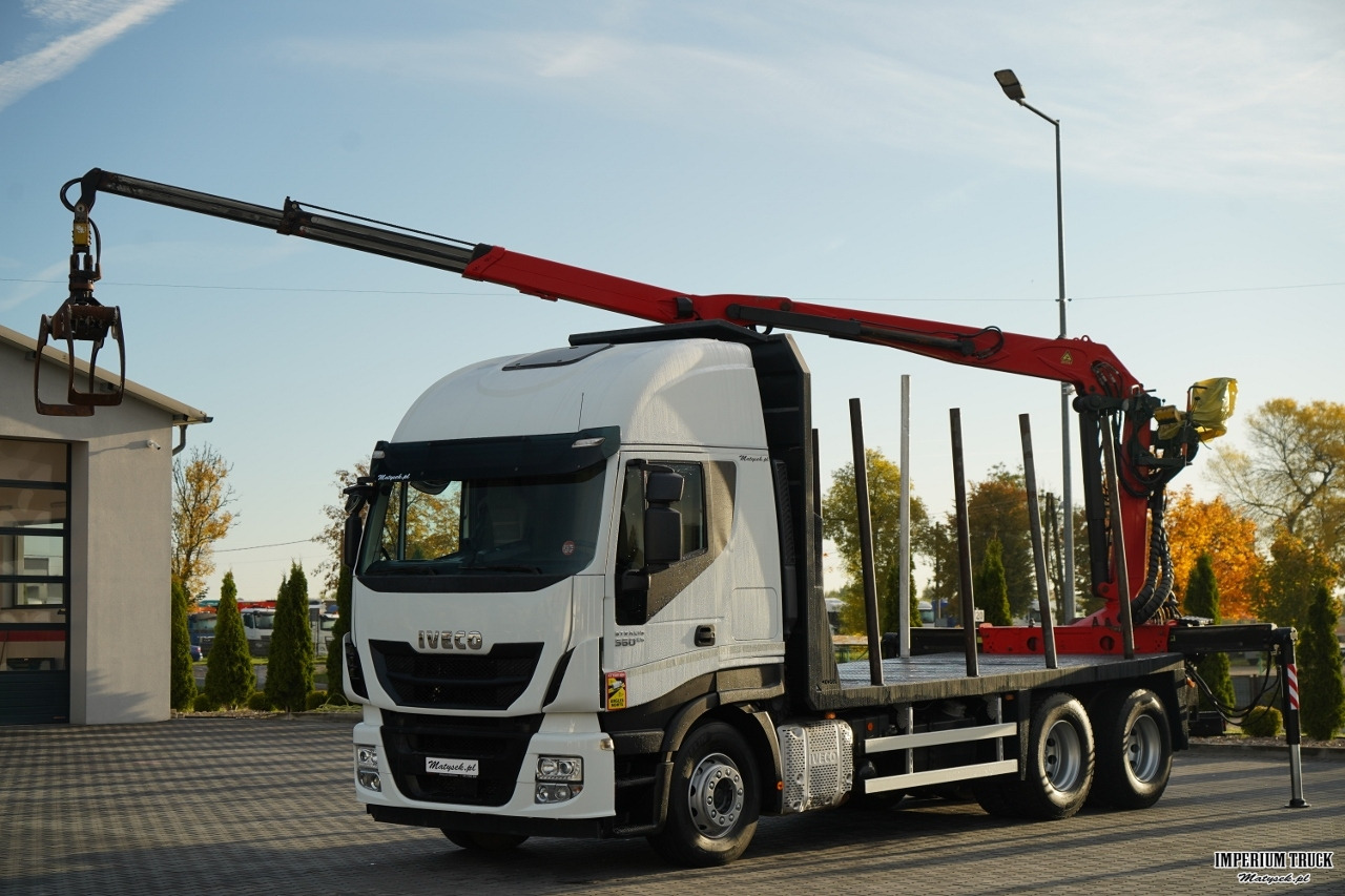 IVECO STRALIS 560 / 6X4 / DO DREWNA / DO DRZEWA / DO LASU / HDS PALFINGER EPSILON / UDŹWIG - 5 250 KG - Logging truck, Crane truck: picture 2 IVECO STRALIS 560 / 6X4 / DO DREWNA / DO DRZEWA / DO LASU / HDS PALFINGER EPSILON / UDŹWIG - 5 250 KG - Logging truck, Crane truck: picture 2