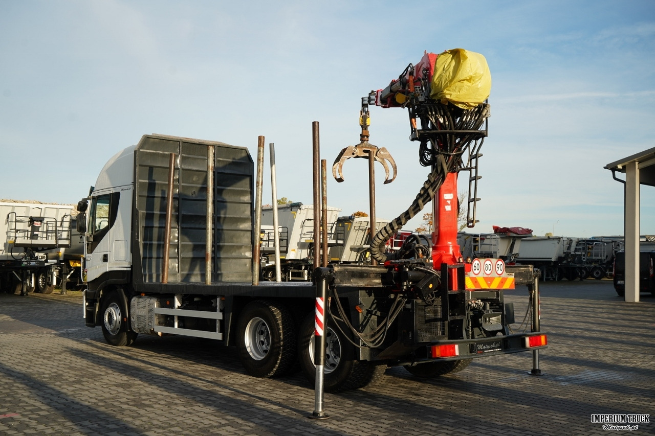 IVECO STRALIS 560 / 6X4 / DO DREWNA / DO DRZEWA / DO LASU / HDS PALFINGER EPSILON / UDŹWIG - 5 250 KG - Logging truck, Crane truck: picture 4 IVECO STRALIS 560 / 6X4 / DO DREWNA / DO DRZEWA / DO LASU / HDS PALFINGER EPSILON / UDŹWIG - 5 250 KG - Logging truck, Crane truck: picture 4