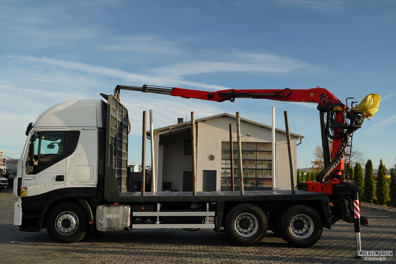 IVECO STRALIS 560 / 6X4 / DO DREWNA / DO DRZEWA / DO LASU / HDS PALFINGER EPSILON / UDŹWIG - 5 250 KG - Logging truck, Crane truck: picture 3 IVECO STRALIS 560 / 6X4 / DO DREWNA / DO DRZEWA / DO LASU / HDS PALFINGER EPSILON / UDŹWIG - 5 250 KG - Logging truck, Crane truck: picture 3