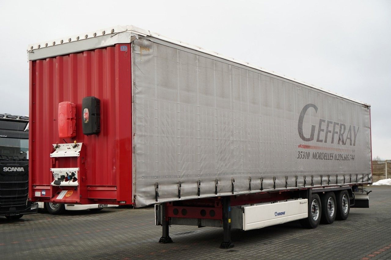 Krone FIRANKA / STANDARD / KOSZ NA PALETY / SAF / - Curtainsider semi-trailer: picture 1 Krone FIRANKA / STANDARD / KOSZ NA PALETY / SAF / - Curtainsider semi-trailer: picture 1