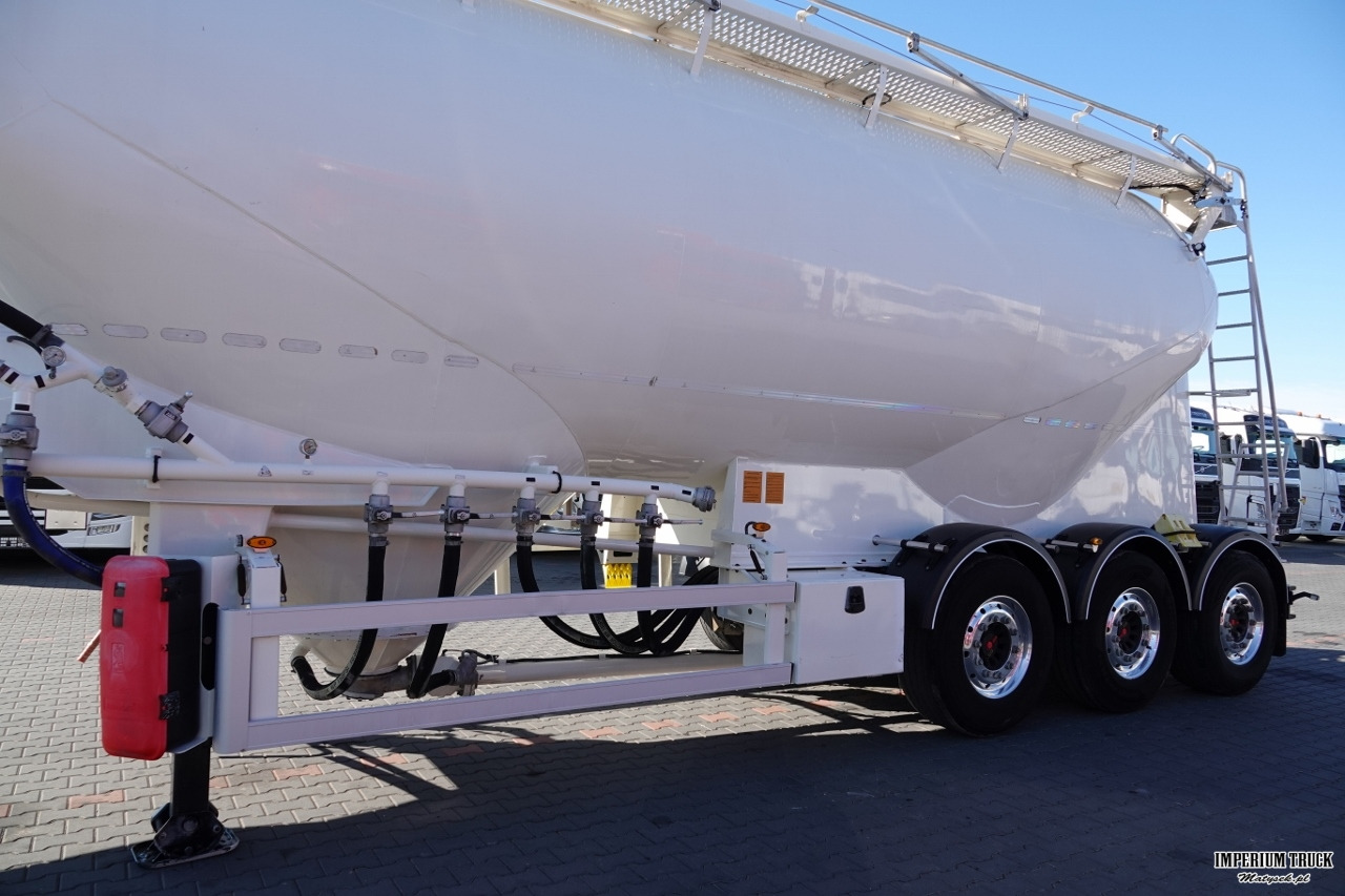 LEGRAS / CEMENTONACZEPA / 3 KOMORY / 38 000 L / SILOS / DO MATERIAŁÓW SYPKICH / OŚ PODNOSZONA / SAF / ALUFELGI - Silo semi-trailer: picture 3 LEGRAS / CEMENTONACZEPA / 3 KOMORY / 38 000 L / SILOS / DO MATERIAŁÓW SYPKICH / OŚ PODNOSZONA / SAF / ALUFELGI - Silo semi-trailer: picture 3