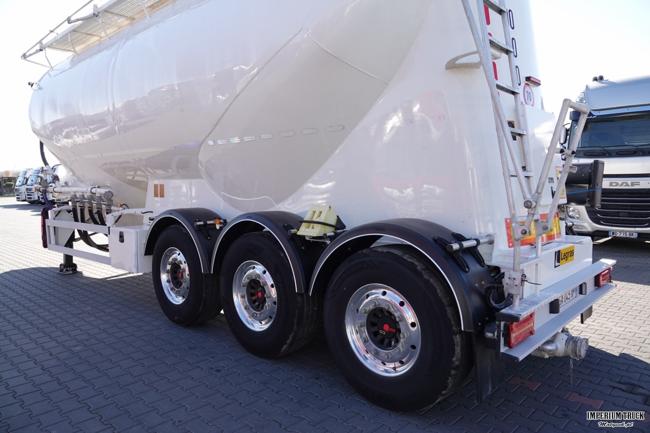 LEGRAS / CEMENTONACZEPA / 3 KOMORY / 38 000 L / SILOS / DO MATERIAŁÓW SYPKICH / OŚ PODNOSZONA / SAF / ALUFELGI - Silo semi-trailer: picture 4 LEGRAS / CEMENTONACZEPA / 3 KOMORY / 38 000 L / SILOS / DO MATERIAŁÓW SYPKICH / OŚ PODNOSZONA / SAF / ALUFELGI - Silo semi-trailer: picture 4