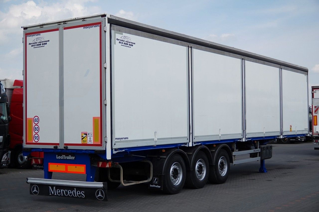 LeciTrailer KONTENER / KOFFER / OTWIERANE BOKI / MOCNA PODŁO - Refrigerator semi-trailer: picture 2 LeciTrailer KONTENER / KOFFER / OTWIERANE BOKI / MOCNA PODŁO - Refrigerator semi-trailer: picture 2