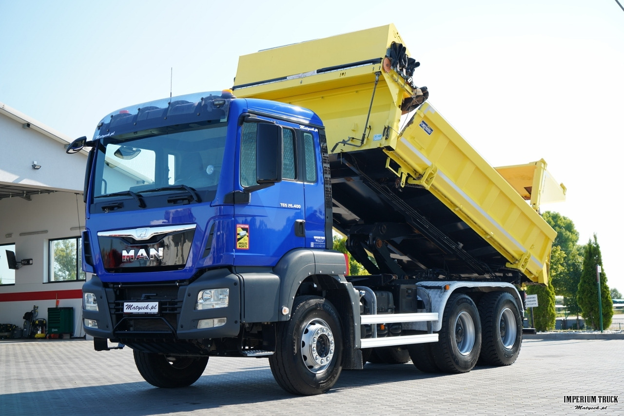 MAN TGS 26.400 / 6x4 / WYWROTKA / HYDROBURTA / HYDROKLAPA / NAVI / SPROWADZONY - Tipper: picture 1 MAN TGS 26.400 / 6x4 / WYWROTKA / HYDROBURTA / HYDROKLAPA / NAVI / SPROWADZONY - Tipper: picture 1