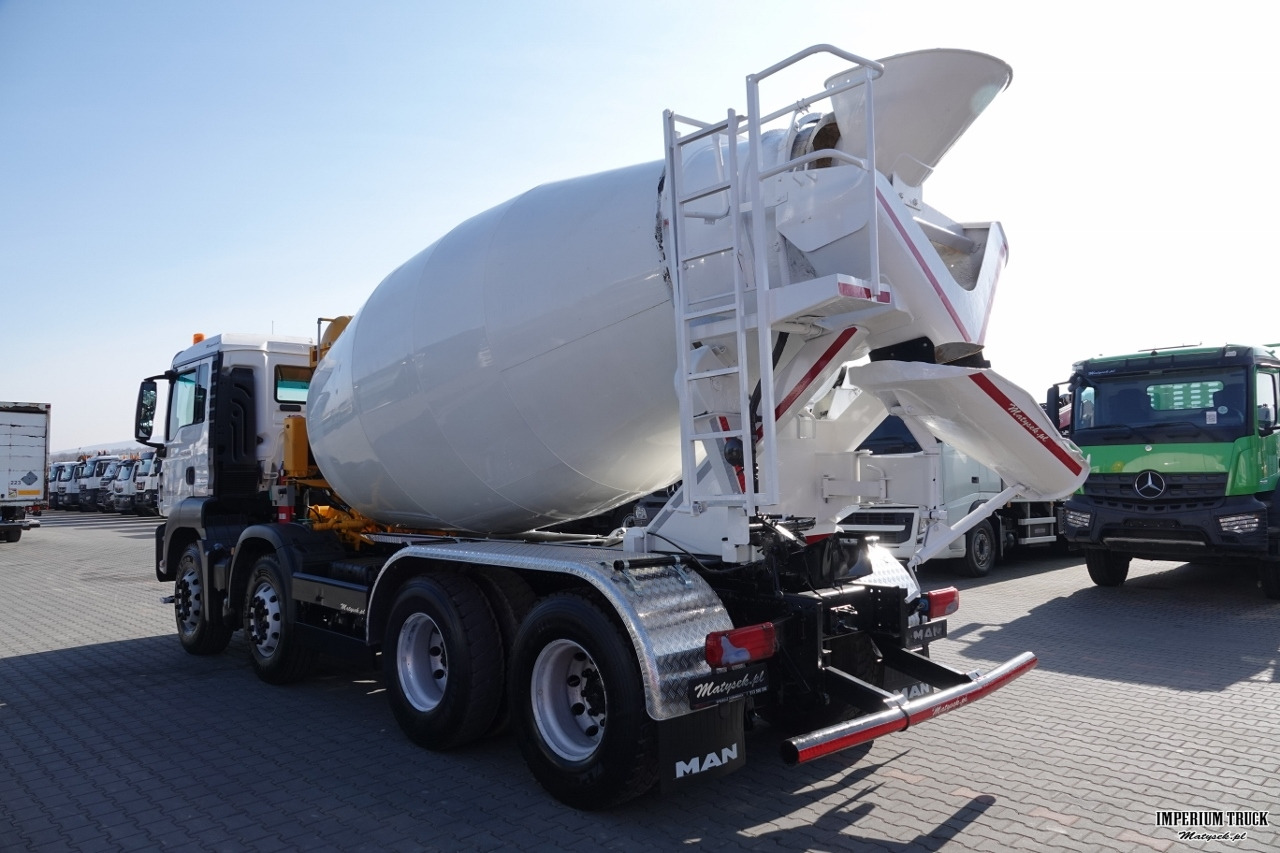 MAN TGS 32.420 / 8x4 / BETONOMIESZARKA IMER / 55 TYS. KM / GRUSZKA 9M3 / 2018 ROK - Concrete mixer truck: picture 5 MAN TGS 32.420 / 8x4 / BETONOMIESZARKA IMER / 55 TYS. KM / GRUSZKA 9M3 / 2018 ROK - Concrete mixer truck: picture 5