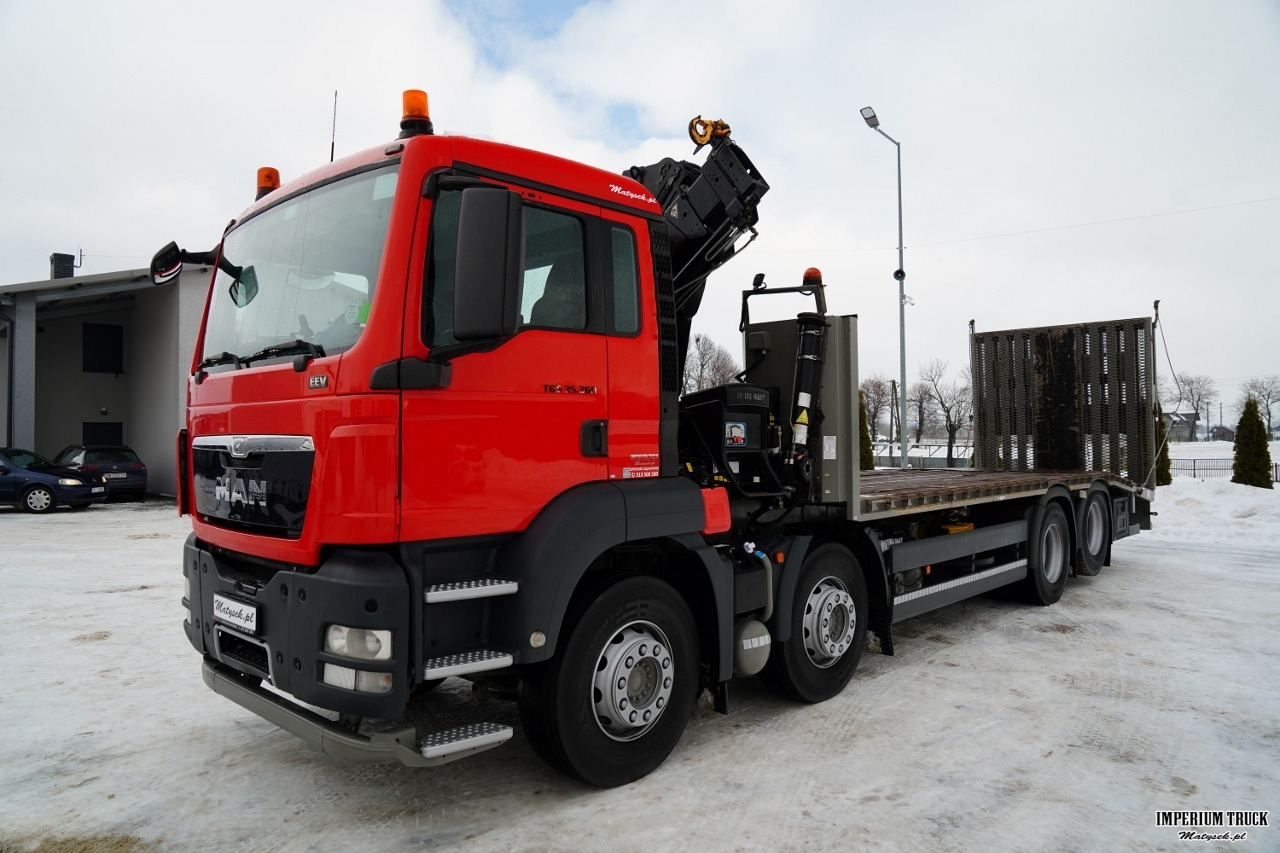MAN TGS 35.360 / 8x2-4 / LAWETA + HDS HIAB 166 E-2 / NAJAZDY HYDRAULICZNE / WYCIĄGARKA / - Tow truck, Crane truck: picture 2 MAN TGS 35.360 / 8x2-4 / LAWETA + HDS HIAB 166 E-2 / NAJAZDY HYDRAULICZNE / WYCIĄGARKA / - Tow truck, Crane truck: picture 2