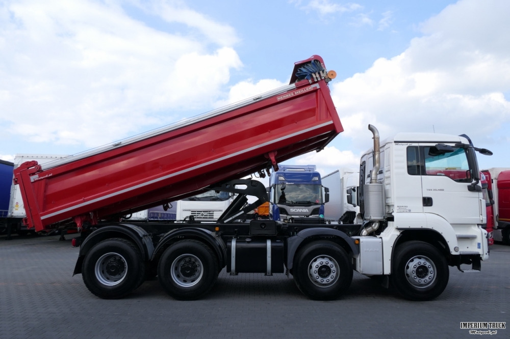 Tipper MAN TGS 35.460 / 8X4 / WYWROTKA 2 STR / BORDMATIC / MEILLER KIPPER / AUTOMAT / EURO 6: picture 6 Tipper MAN TGS 35.460 / 8X4 / WYWROTKA 2 STR / BORDMATIC / MEILLER KIPPER / AUTOMAT / EURO 6: picture 6