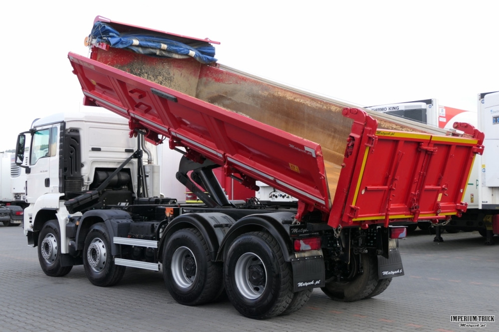 MAN TGS 35.460 / 8X4 / WYWROTKA 2 STR / BORDMATIC / MEILLER KIPPER / AUTOMAT / EURO 6 - Tipper: picture 4 MAN TGS 35.460 / 8X4 / WYWROTKA 2 STR / BORDMATIC / MEILLER KIPPER / AUTOMAT / EURO 6 - Tipper: picture 4