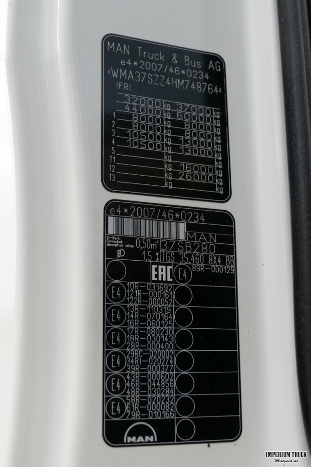 Tipper MAN TGS 35.460 / 8X4 / WYWROTKA 2 STR / BORDMATIC / MEILLER KIPPER / AUTOMAT / EURO 6: picture 48 Tipper MAN TGS 35.460 / 8X4 / WYWROTKA 2 STR / BORDMATIC / MEILLER KIPPER / AUTOMAT / EURO 6: picture 48