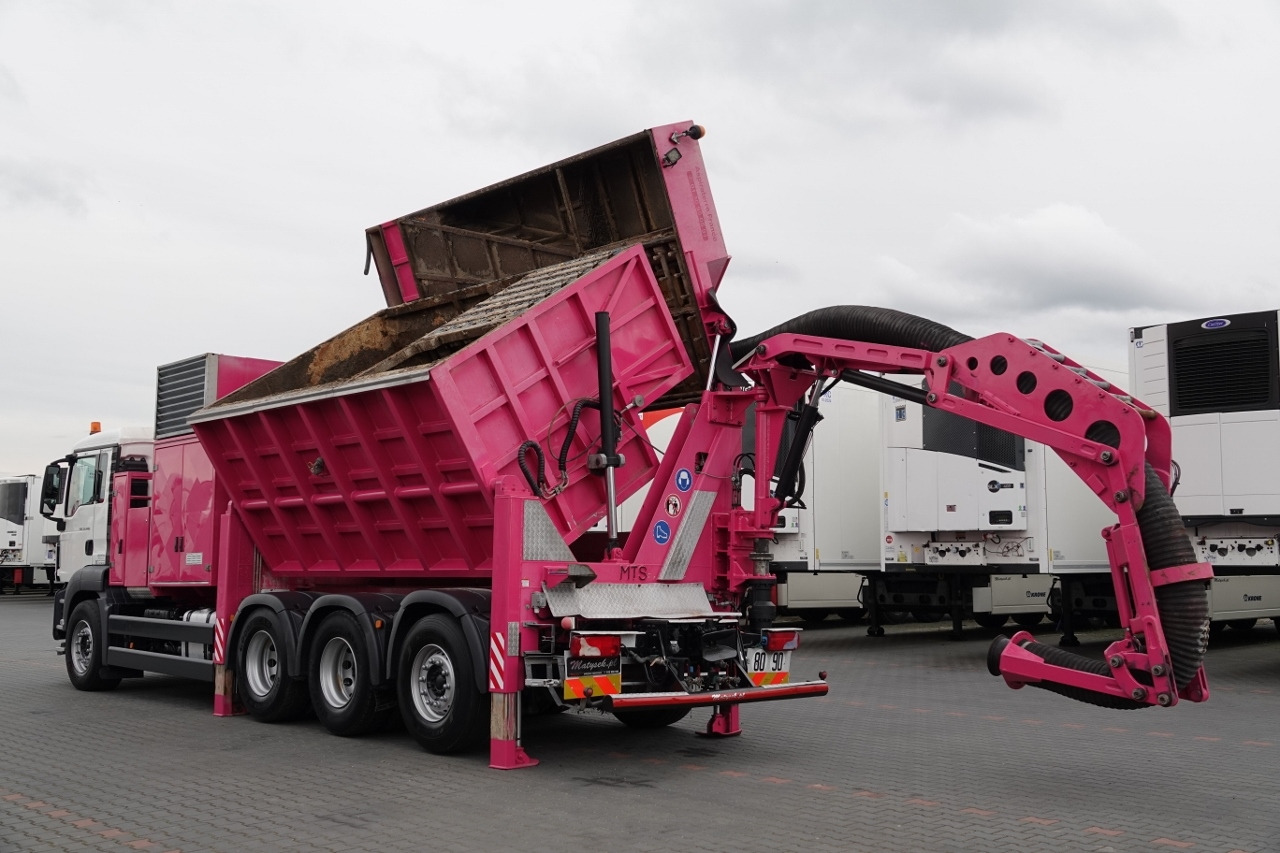 MAN TGS 35.480 / 8X4 / KOPARKA SSĄCA / ASENIZACYJNY / ŁADOWARKA PRÓŻNIOWA / WUKO / MTS SAUGBAGGER / STEROWANIE RADIOWE / - Vacuum truck: picture 5 MAN TGS 35.480 / 8X4 / KOPARKA SSĄCA / ASENIZACYJNY / ŁADOWARKA PRÓŻNIOWA / WUKO / MTS SAUGBAGGER / STEROWANIE RADIOWE / - Vacuum truck: picture 5