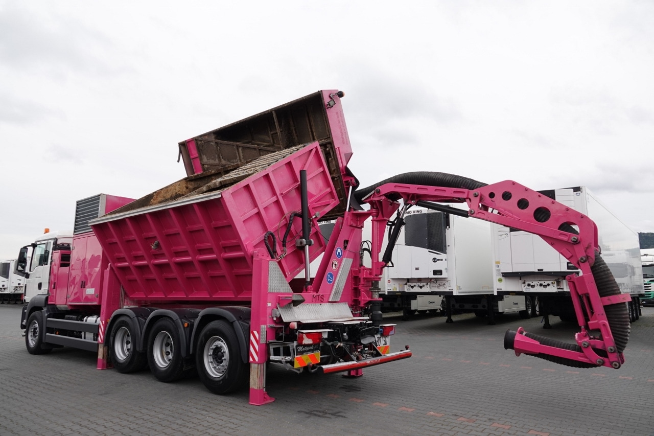 MAN TGS 35.480 / 8X4 / KOPARKA SSĄCA / ASENIZACYJNY / ŁADOWARKA PRÓŻNIOWA / WUKO / MTS SAUGBAGGER / STEROWANIE RADIOWE / - Vacuum truck: picture 4 MAN TGS 35.480 / 8X4 / KOPARKA SSĄCA / ASENIZACYJNY / ŁADOWARKA PRÓŻNIOWA / WUKO / MTS SAUGBAGGER / STEROWANIE RADIOWE / - Vacuum truck: picture 4