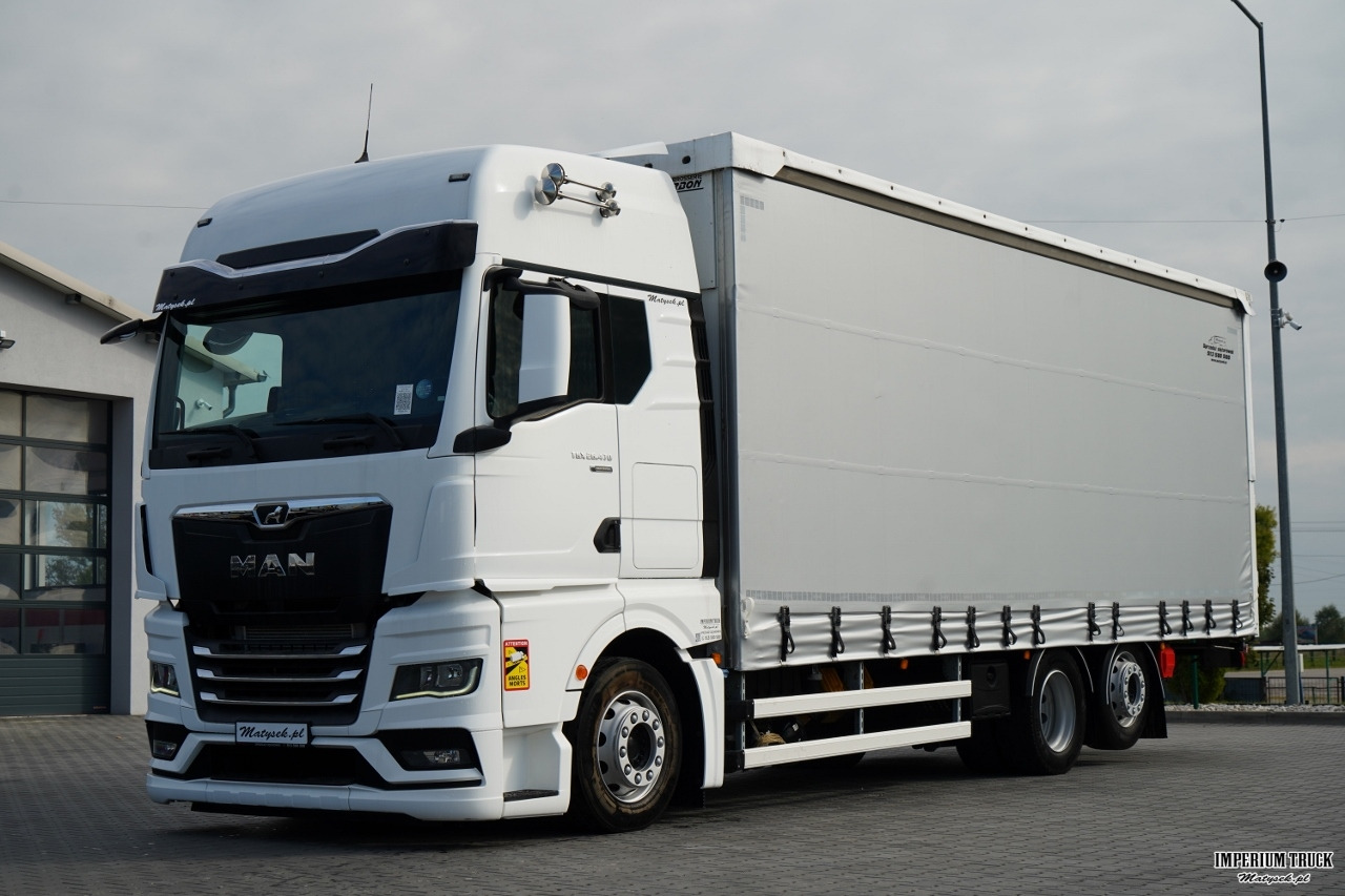 MAN TGX 26.470 / 6x2 / FIRANKA / SOLÓWKA / 6x2 / 120 m3 / OŚ PODNOSZONA / I-PARK COOL / PODŁOGA SZYNA DESKA / - Curtainsider truck: picture 1 MAN TGX 26.470 / 6x2 / FIRANKA / SOLÓWKA / 6x2 / 120 m3 / OŚ PODNOSZONA / I-PARK COOL / PODŁOGA SZYNA DESKA / - Curtainsider truck: picture 1