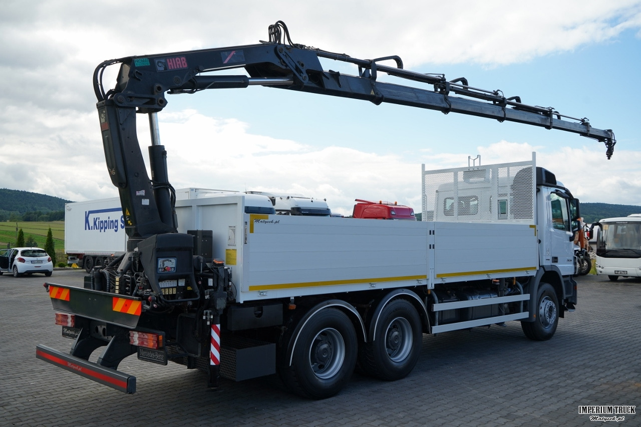MERCEDES ACTROS 2636 / 6x4 / SKRZYNIOWY 6,5 M + HDS HIAB 166 E-5 HIDUO / WYSUW 15 M / MOCNA PODŁOGA / STEROWANIE RADIOWE / ROTATOR / SPROWADZONY - Dropside/ Flatbed truck, Crane truck: picture 5 MERCEDES ACTROS 2636 / 6x4 / SKRZYNIOWY 6,5 M + HDS HIAB 166 E-5 HIDUO / WYSUW 15 M / MOCNA PODŁOGA / STEROWANIE RADIOWE / ROTATOR / SPROWADZONY - Dropside/ Flatbed truck, Crane truck: picture 5