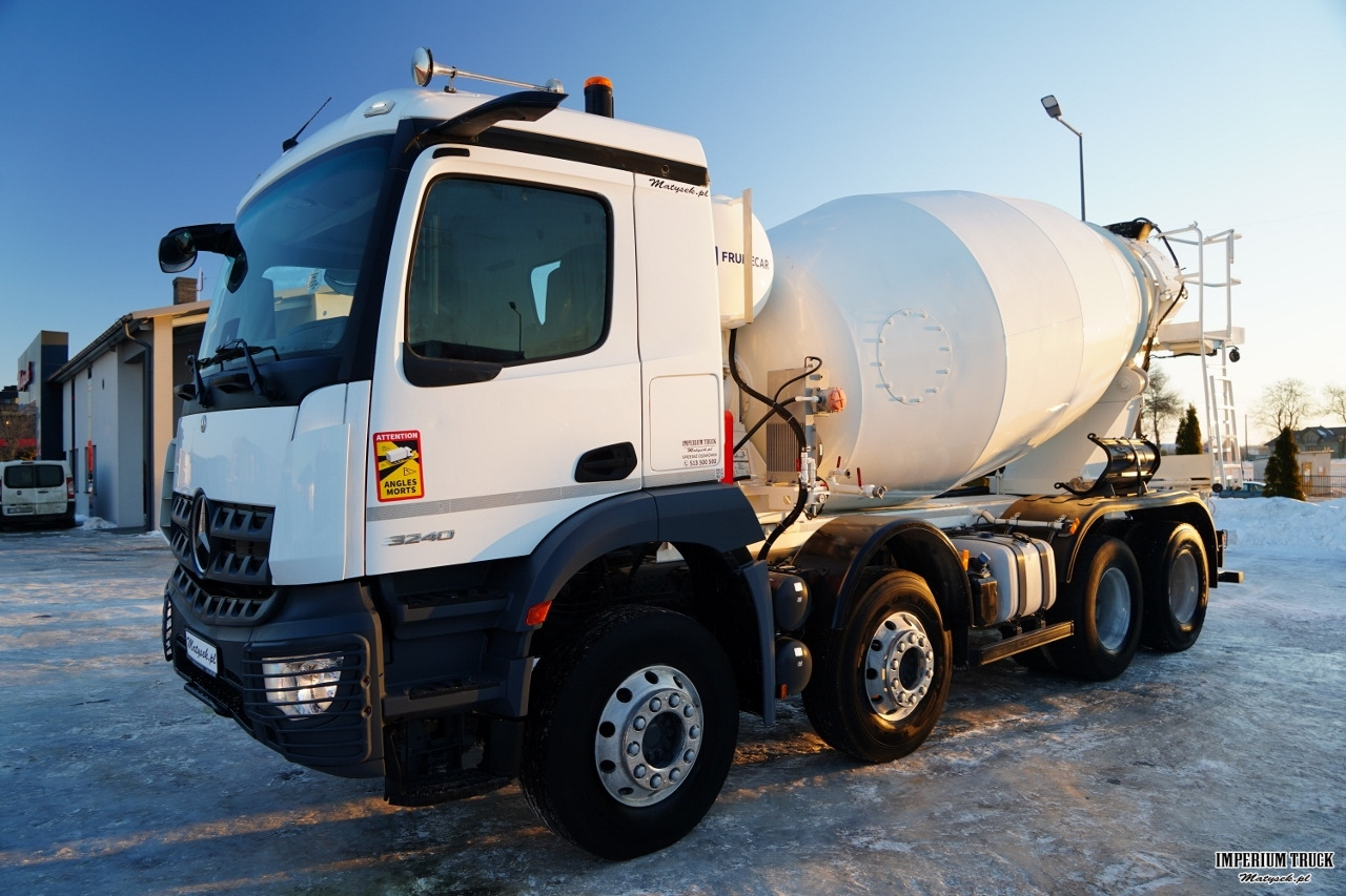 MERCEDES AROCS 3240 / GRUSZKA 9M3 / 8x4 / BETONOMIESZARKA / AUTOMAT / KAMERY / ALUFELGI / - Concrete mixer truck: picture 2 MERCEDES AROCS 3240 / GRUSZKA 9M3 / 8x4 / BETONOMIESZARKA / AUTOMAT / KAMERY / ALUFELGI / - Concrete mixer truck: picture 2