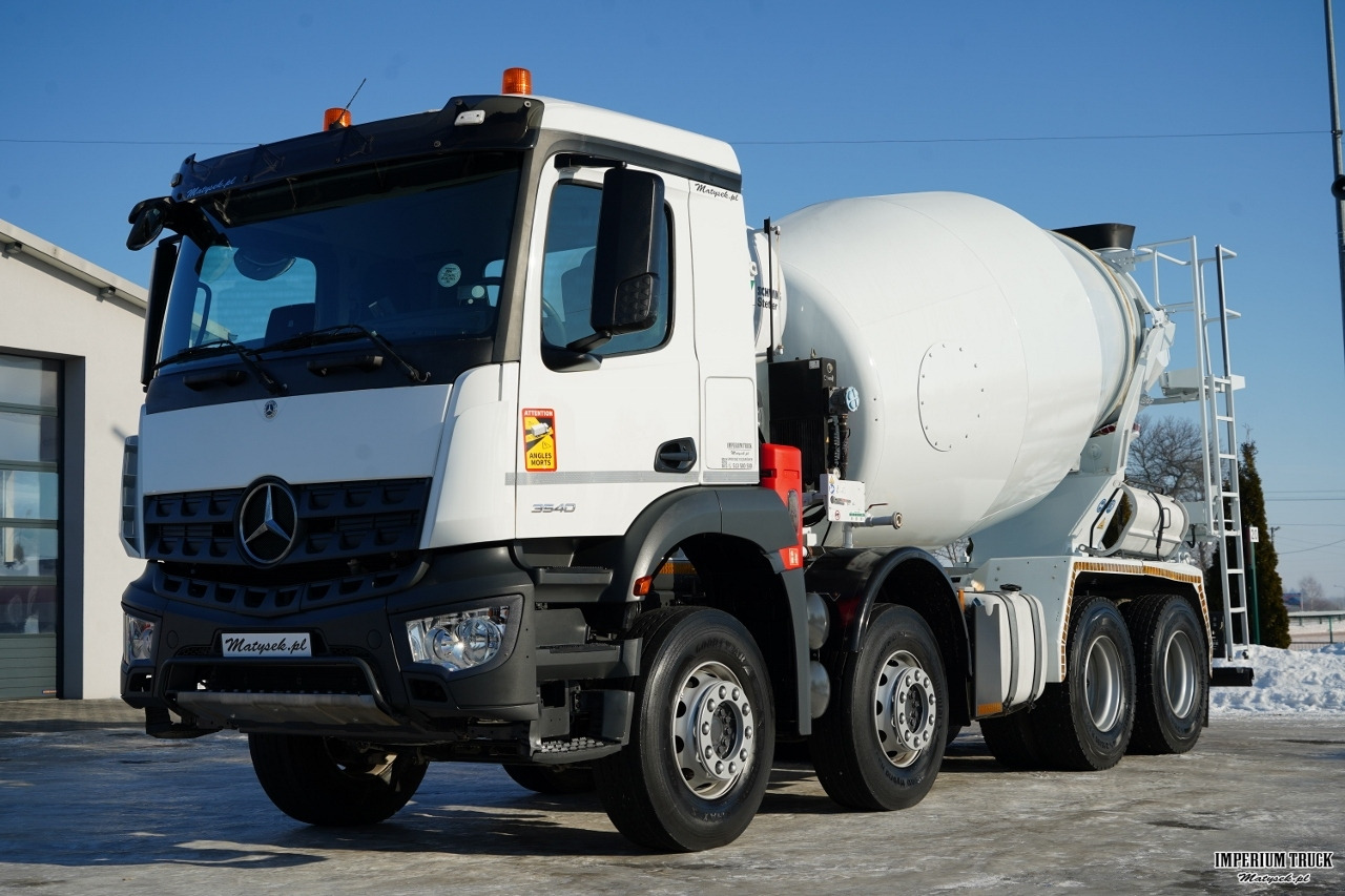 MERCEDES AROCS 3540 / GRUSZKA 9M3 / 8x4 / BETONOMIESZARKA / AUTOMAT / 2022 ROK - Concrete mixer truck: picture 1 MERCEDES AROCS 3540 / GRUSZKA 9M3 / 8x4 / BETONOMIESZARKA / AUTOMAT / 2022 ROK - Concrete mixer truck: picture 1