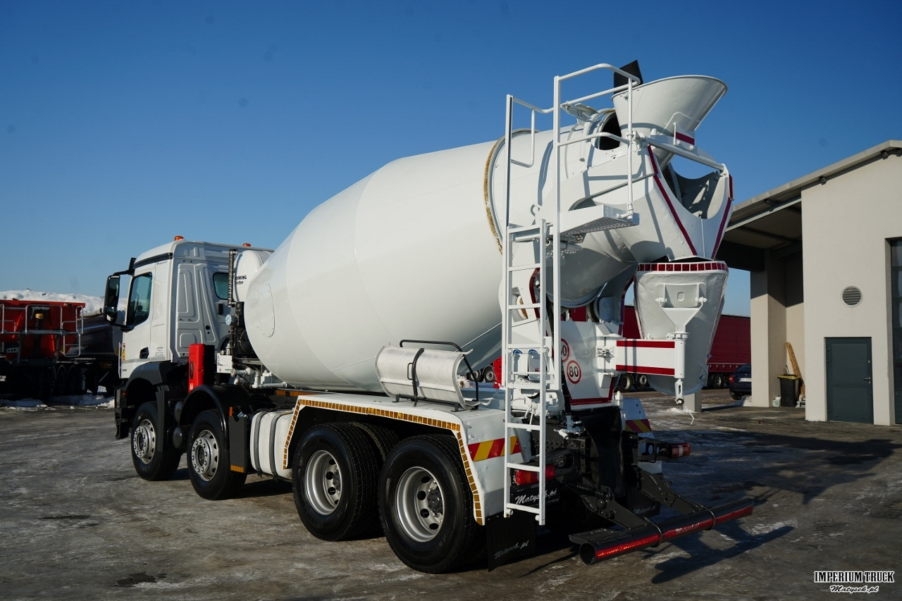 MERCEDES AROCS 3540 / GRUSZKA 9M3 / 8x4 / BETONOMIESZARKA / AUTOMAT / 2022 ROK - Concrete mixer truck: picture 4 MERCEDES AROCS 3540 / GRUSZKA 9M3 / 8x4 / BETONOMIESZARKA / AUTOMAT / 2022 ROK - Concrete mixer truck: picture 4