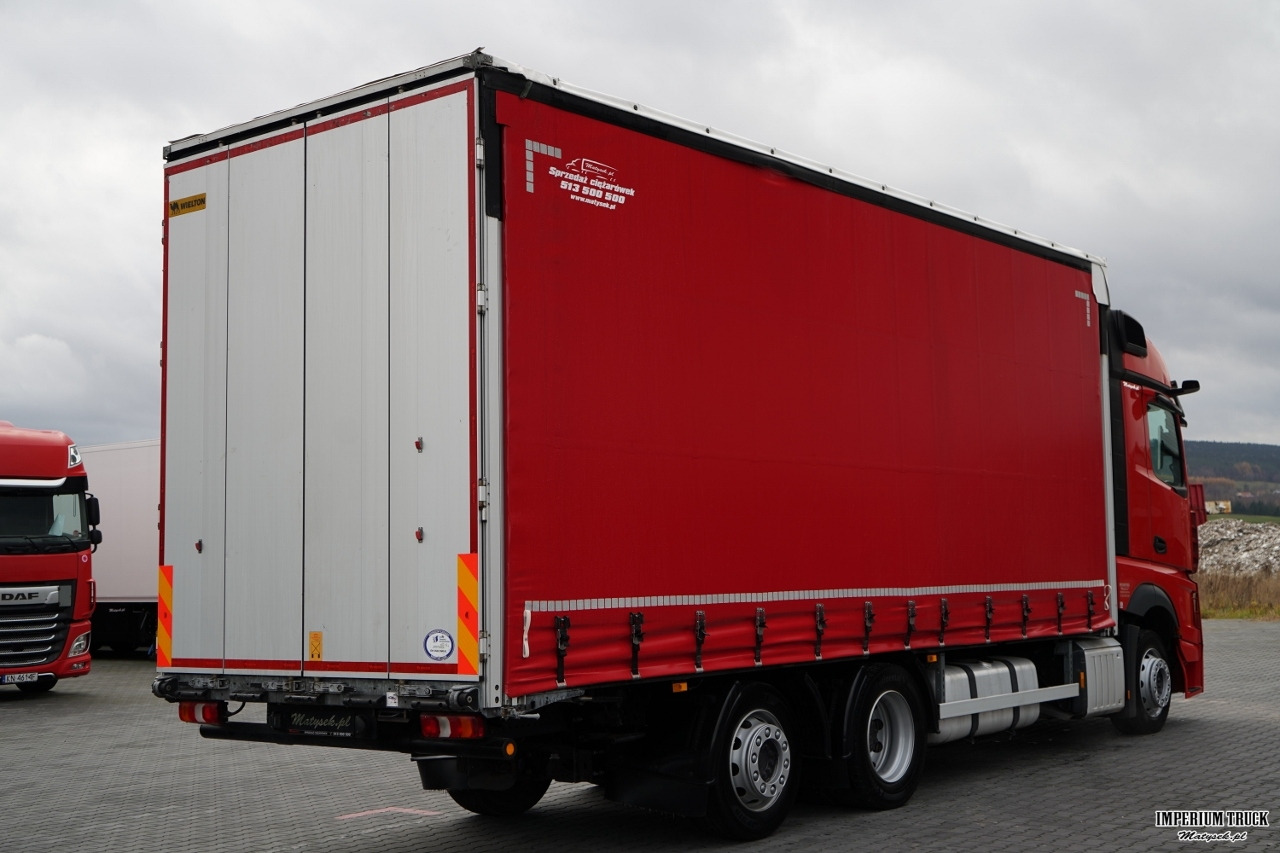 MERCEDES-BENZ ACTROS / 2545 / FIRANKA / 6x2 / KLIMA POSTOJOWA / BIG SPACE / WIELTON / 2021 - Curtainsider truck: picture 5 MERCEDES-BENZ ACTROS / 2545 / FIRANKA / 6x2 / KLIMA POSTOJOWA / BIG SPACE / WIELTON / 2021 - Curtainsider truck: picture 5