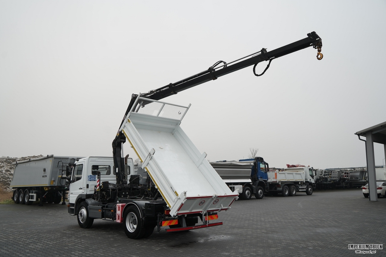 MERCEDES-BENZ ATEGO 1218 / 4x2 / WYWROTKA + HDS HIAB 0088 BS-3 / PILOT /MANUAL - Tipper, Crane truck: picture 4 MERCEDES-BENZ ATEGO 1218 / 4x2 / WYWROTKA + HDS HIAB 0088 BS-3 / PILOT /MANUAL - Tipper, Crane truck: picture 4