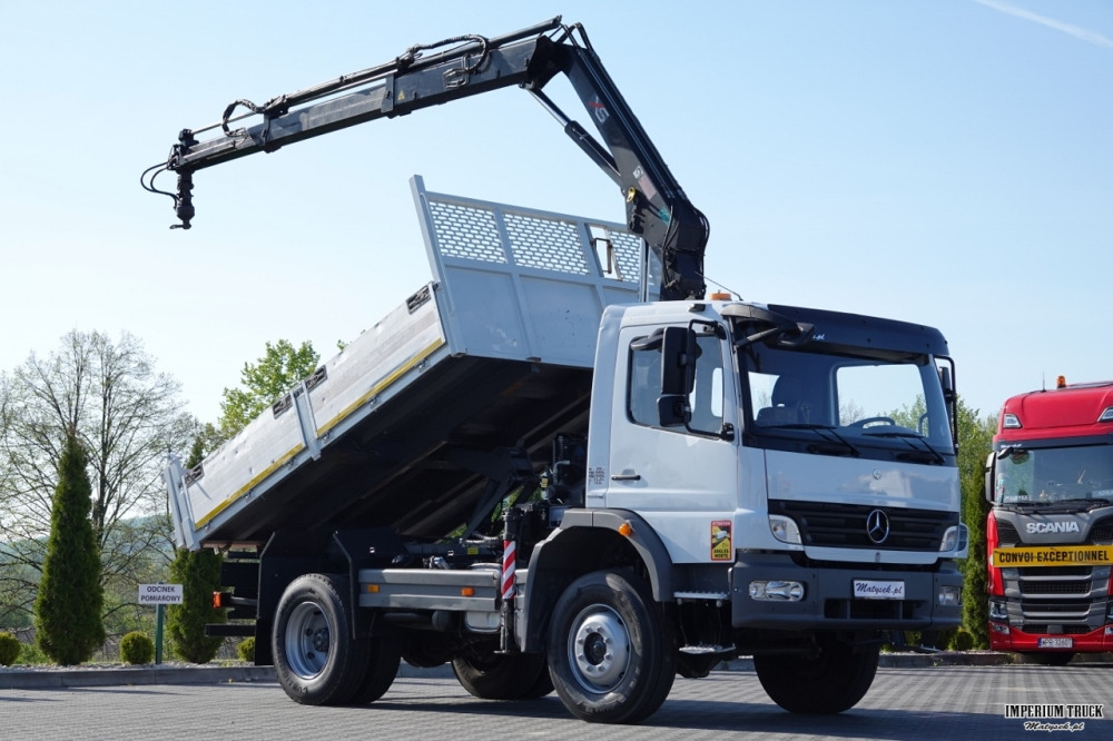 MERCEDES-BENZ ATEGO 16.24 / 4X4 / WYWROTKA + HDS HIAB 111 BS-2 / PILOT / ROTATOR /MANUAL - Tipper, Crane truck: picture 2 MERCEDES-BENZ ATEGO 16.24 / 4X4 / WYWROTKA + HDS HIAB 111 BS-2 / PILOT / ROTATOR /MANUAL - Tipper, Crane truck: picture 2