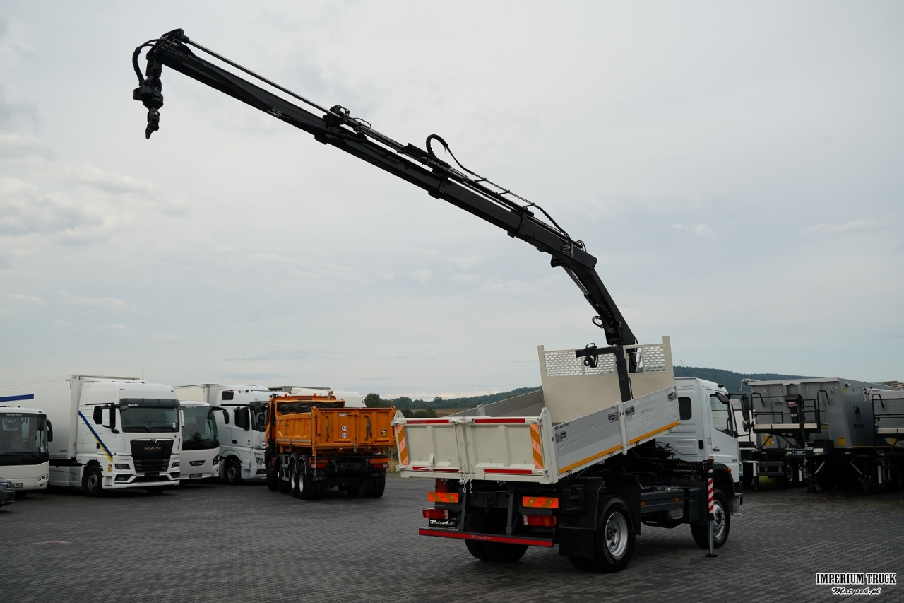 MERCEDES-BENZ ATEGO 1629 / 4x4 / WYWROTKA + HDS HIAB 111 B-3 / PILOT / ROTATOR / WIDŁY DO PALET / MANUAL - Tipper, Crane truck: picture 5 MERCEDES-BENZ ATEGO 1629 / 4x4 / WYWROTKA + HDS HIAB 111 B-3 / PILOT / ROTATOR / WIDŁY DO PALET / MANUAL - Tipper, Crane truck: picture 5