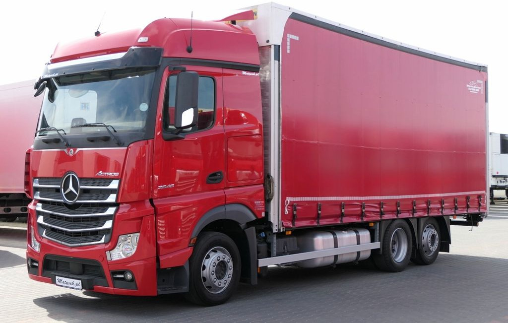 Mercedes-Benz ACTROS 25. 480 / FIRANKA / PODNOSZONY DACH / 3 o - Curtainsider truck: picture 1 Mercedes-Benz ACTROS 25. 480 / FIRANKA / PODNOSZONY DACH / 3 o - Curtainsider truck: picture 1