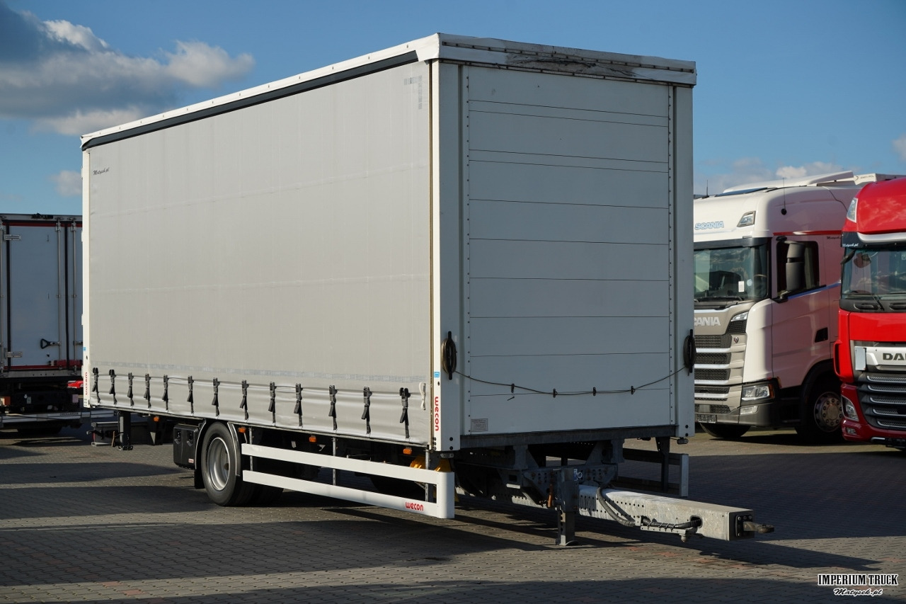 PRZYCZEPA WECON - 7,7 M / SAF / TANDEM - Curtainsider trailer: picture 1 PRZYCZEPA WECON - 7,7 M / SAF / TANDEM - Curtainsider trailer: picture 1