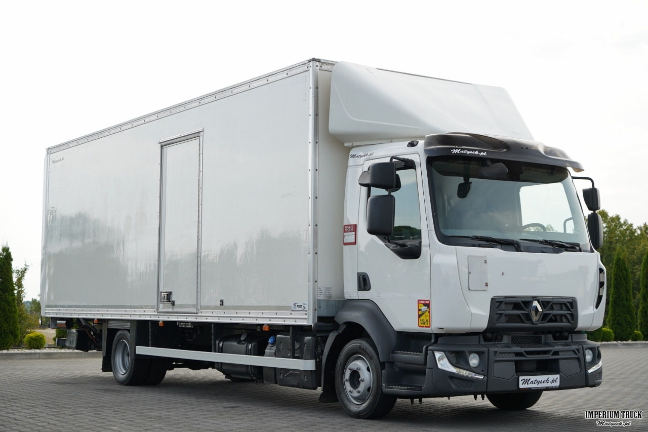 RENAULT D 210 / 4x2 / KONTENER / 7,5M / WINDA DHOLLANDIA / EURO 6 - Box truck: picture 1 RENAULT D 210 / 4x2 / KONTENER / 7,5M / WINDA DHOLLANDIA / EURO 6 - Box truck: picture 1