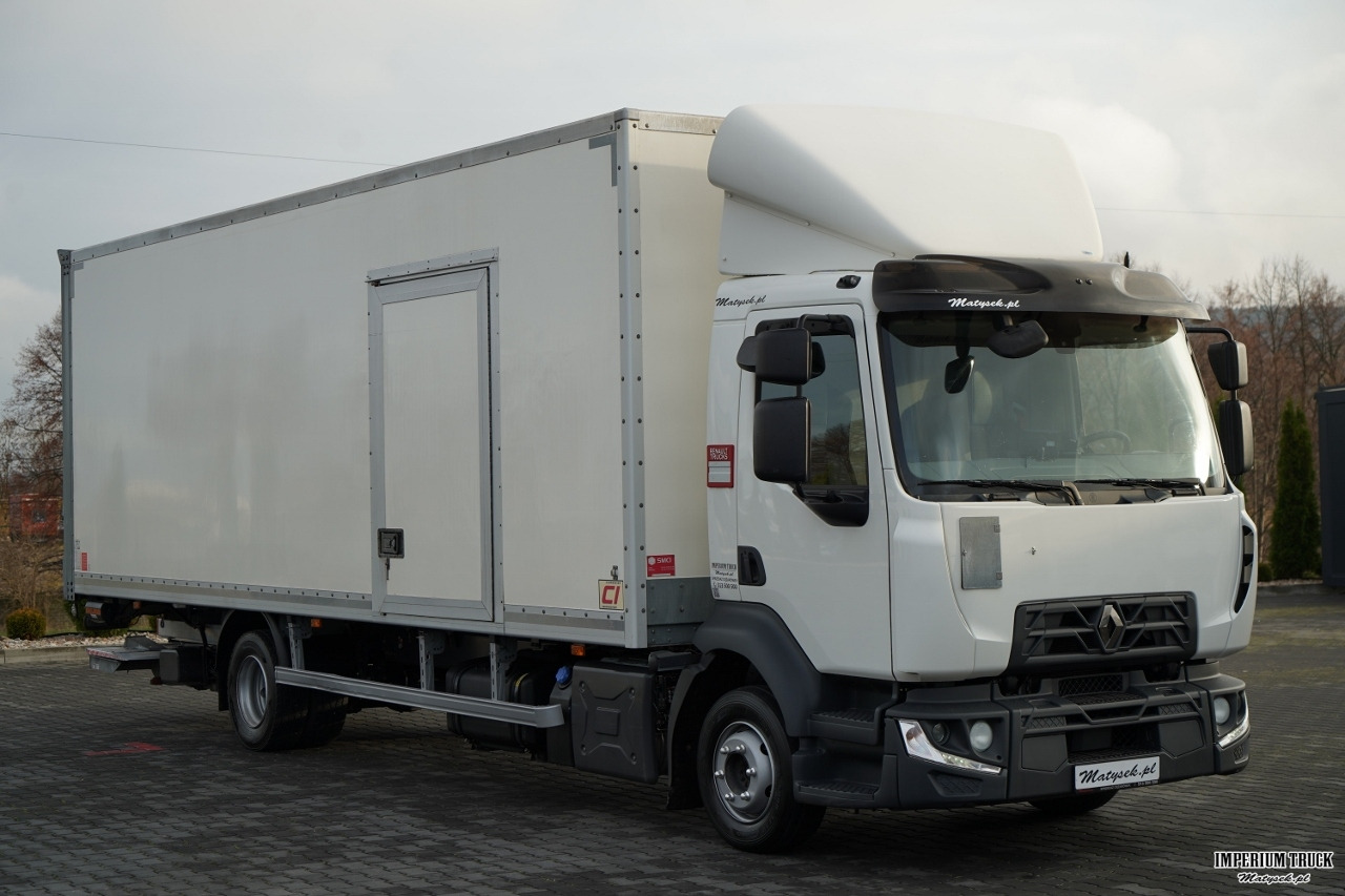 RENAULT D 240 / 4x2 / KONTENER / 7,7 M / WINDA DHOLLANDIA / EURO 6 - Box truck: picture 2 RENAULT D 240 / 4x2 / KONTENER / 7,7 M / WINDA DHOLLANDIA / EURO 6 - Box truck: picture 2