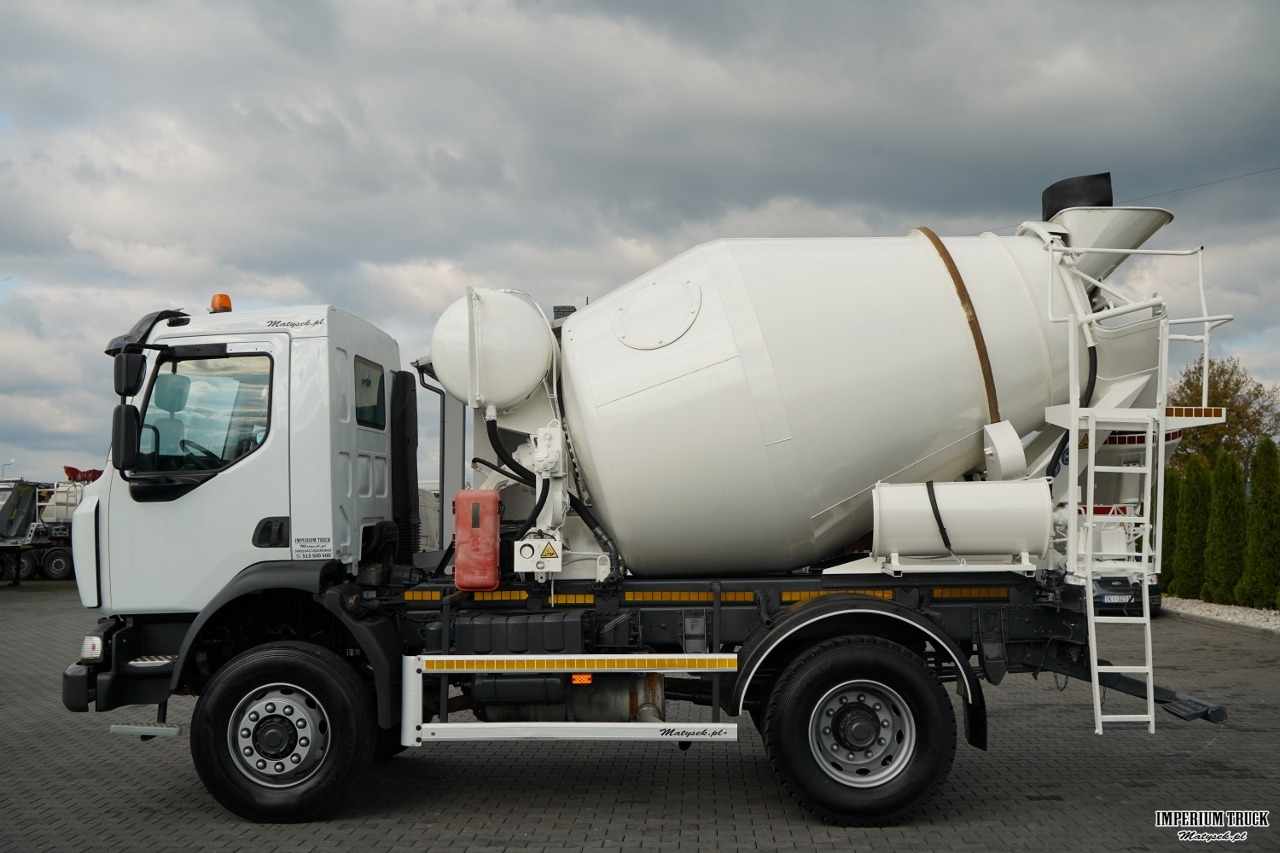 RENAULT KERAX / 4x4 / BETONOMIESZARKA 5m3 / MANUAL / - Concrete mixer truck: picture 4 RENAULT KERAX / 4x4 / BETONOMIESZARKA 5m3 / MANUAL / - Concrete mixer truck: picture 4