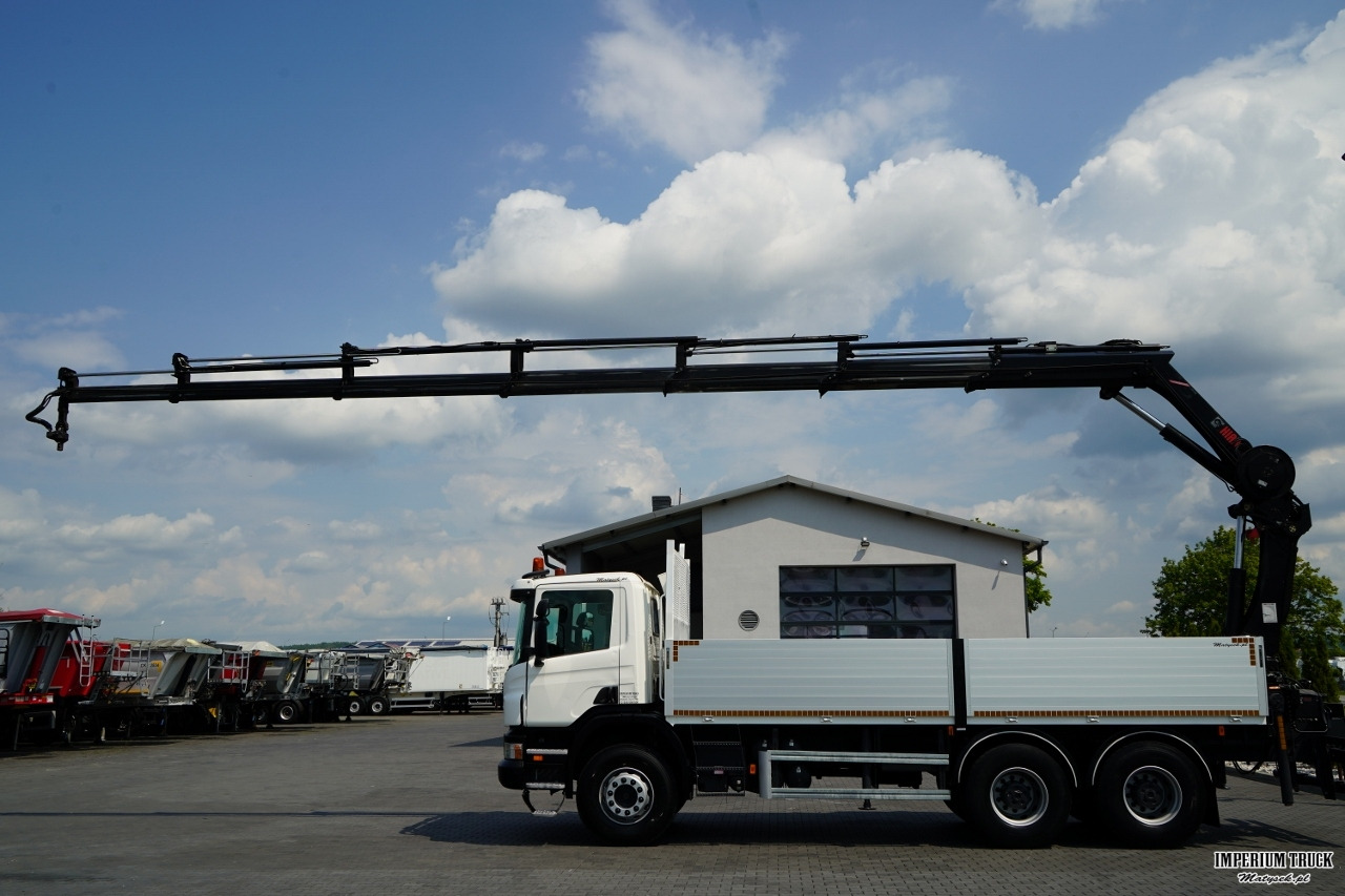 SCANIA P360 / 6X4 / SKRZYNIOWY 4.85 + HDS HIAB 211 E-6 HIDUO / UDŹWIG 7100KG / MAX WYSÓW 16.5 M / STEROWANIE RADIOWE - Dropside/ Flatbed truck, Crane truck: picture 5 SCANIA P360 / 6X4 / SKRZYNIOWY 4.85 + HDS HIAB 211 E-6 HIDUO / UDŹWIG 7100KG / MAX WYSÓW 16.5 M / STEROWANIE RADIOWE - Dropside/ Flatbed truck, Crane truck: picture 5