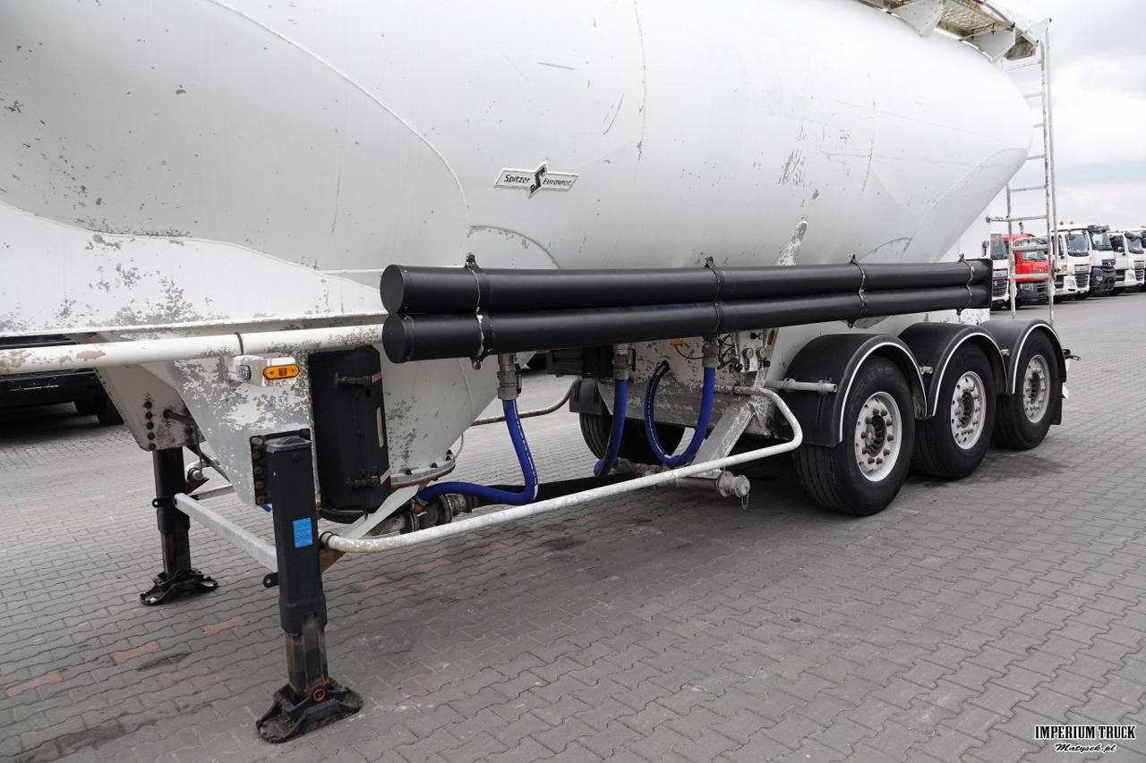 Silo semi-trailer SPITZER CEMENTONACZEPA / 37 000 L / SILOS / 3 KOMORY / OSIE SAF / ALUFELGI: picture 10