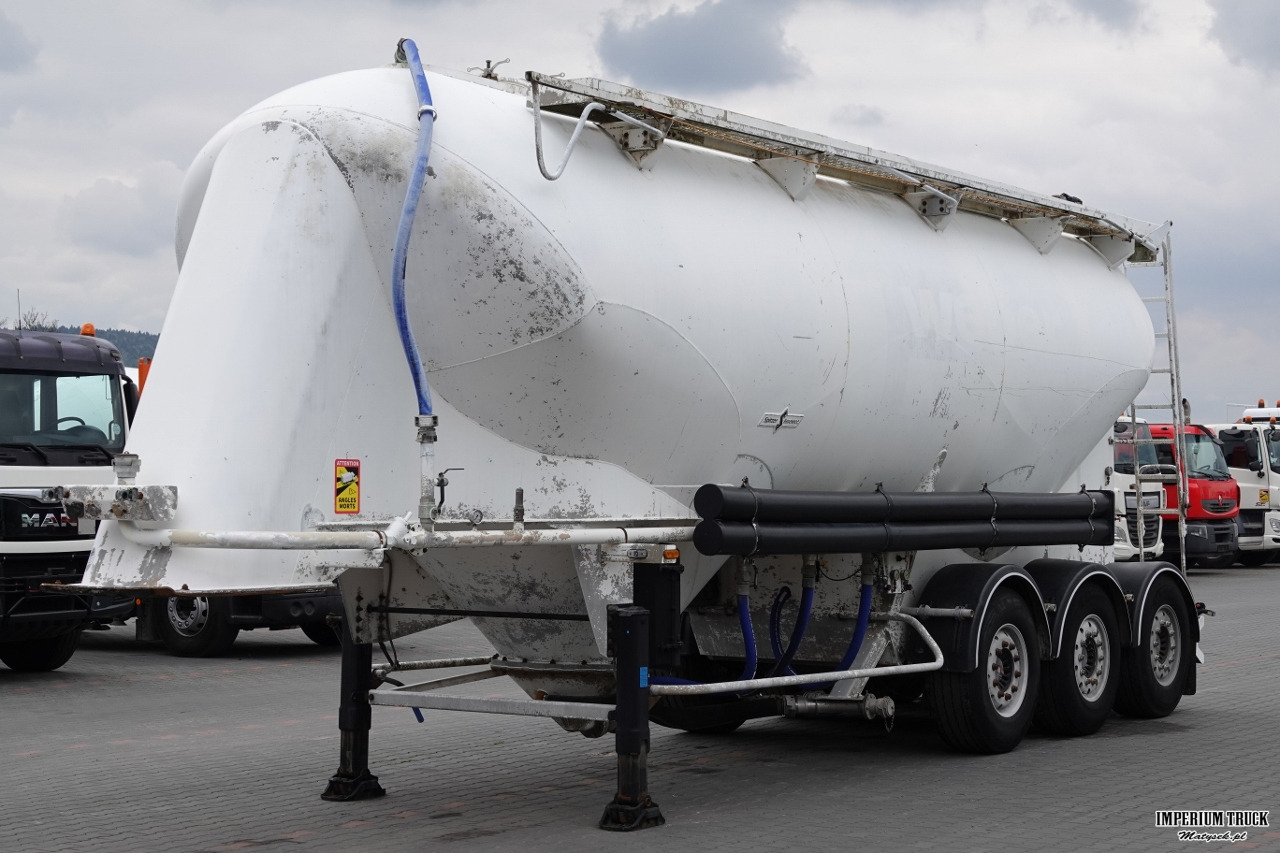 SPITZER CEMENTONACZEPA / 37 000 L / SILOS / 3 KOMORY / OSIE SAF / ALUFELGI - Silo semi-trailer: picture 2 SPITZER CEMENTONACZEPA / 37 000 L / SILOS / 3 KOMORY / OSIE SAF / ALUFELGI - Silo semi-trailer: picture 2