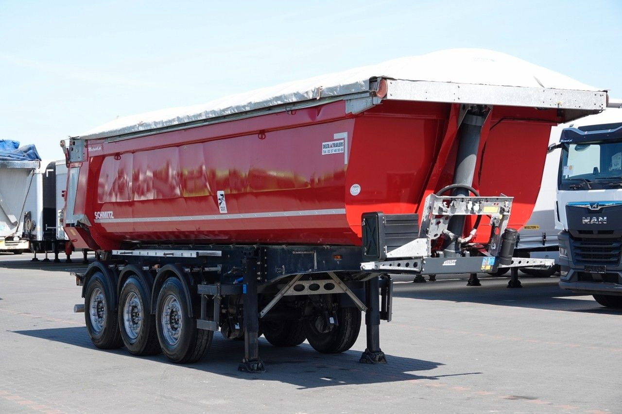 Schmitz Cargobull WYWROTKA / 26 m3 / STALOWA / HYDROKLAPA / OŚ PO - Tipper semi-trailer: picture 1 Schmitz Cargobull WYWROTKA / 26 m3 / STALOWA / HYDROKLAPA / OŚ PO - Tipper semi-trailer: picture 1