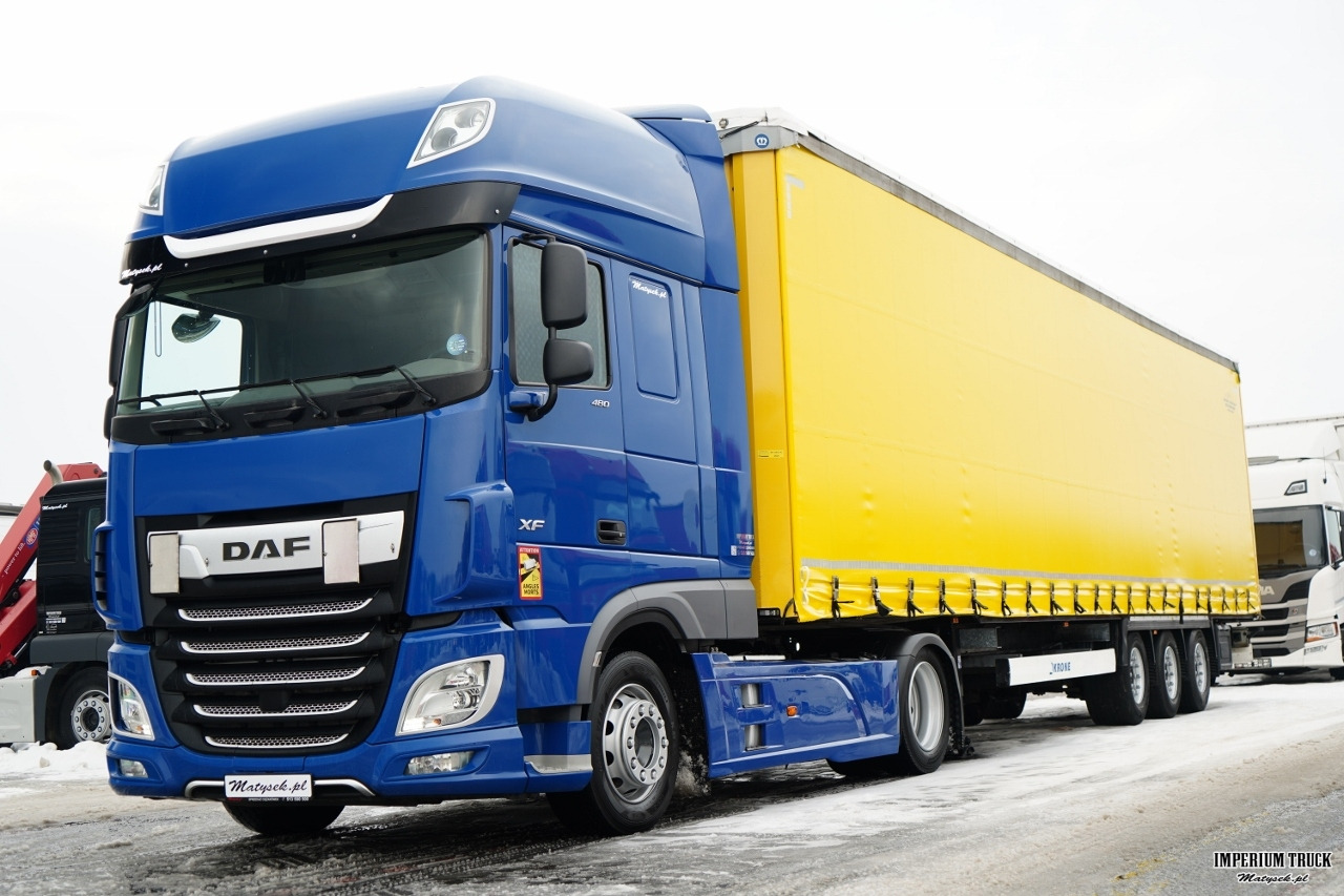 DAF XF 480 / ZESTAW / MEGA / SSC / 2022 / + KRONE / FIRANKA / DACH PODNOSZONY - Tractor unit, Curtainsider semi-trailer: picture 1 DAF XF 480 / ZESTAW / MEGA / SSC / 2022 / + KRONE / FIRANKA / DACH PODNOSZONY - Tractor unit, Curtainsider semi-trailer: picture 1