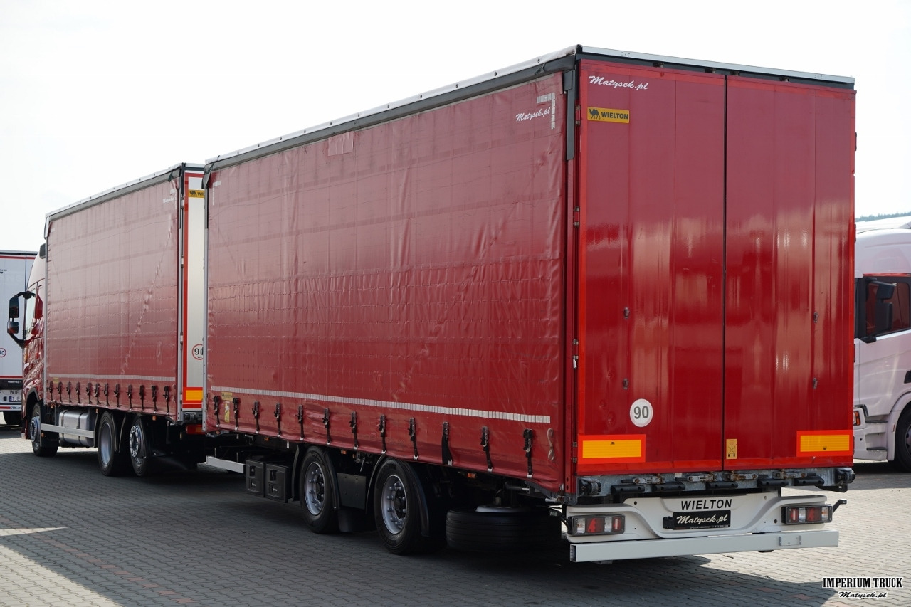 VOLVO FH 460 / I-SAVE / ZESTAW TANDEM 120 M3 / PRZEJAZDOWY / KLIMA POSTOJOWA / 2021 ROK - Curtainsider truck: picture 4 VOLVO FH 460 / I-SAVE / ZESTAW TANDEM 120 M3 / PRZEJAZDOWY / KLIMA POSTOJOWA / 2021 ROK - Curtainsider truck: picture 4