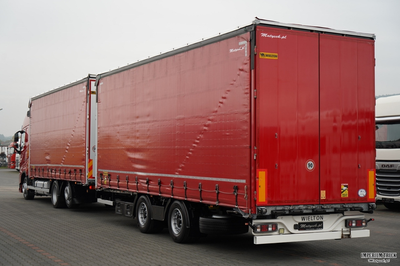 VOLVO FH 460 / ZESTAW TANDEM / 120 M3 / PRZEJAZDOWY / I-SAVE / KLIMA POSTOJOWA / OŚ PODNOSZONA SKRĘTNA / WIELTON / PLANDEKA ZBROJONA - Curtainsider truck: picture 3 VOLVO FH 460 / ZESTAW TANDEM / 120 M3 / PRZEJAZDOWY / I-SAVE / KLIMA POSTOJOWA / OŚ PODNOSZONA SKRĘTNA / WIELTON / PLANDEKA ZBROJONA - Curtainsider truck: picture 3
