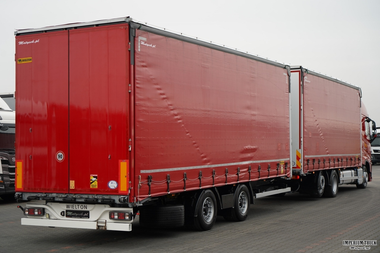 VOLVO FH 460 / ZESTAW TANDEM / 120 M3 / PRZEJAZDOWY / I-SAVE / KLIMA POSTOJOWA / OŚ PODNOSZONA SKRĘTNA / WIELTON / PLANDEKA ZBROJONA - Curtainsider truck: picture 4 VOLVO FH 460 / ZESTAW TANDEM / 120 M3 / PRZEJAZDOWY / I-SAVE / KLIMA POSTOJOWA / OŚ PODNOSZONA SKRĘTNA / WIELTON / PLANDEKA ZBROJONA - Curtainsider truck: picture 4