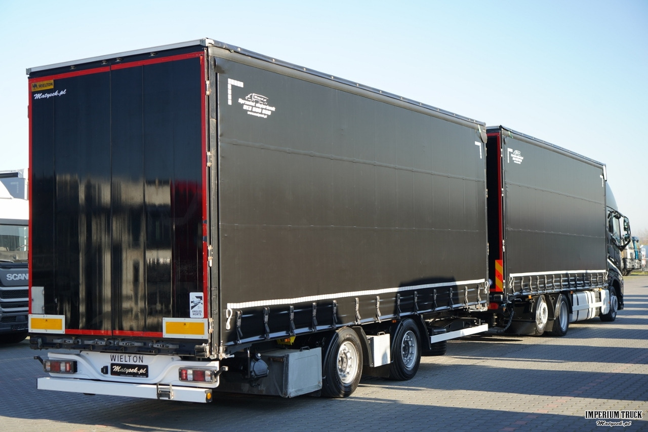 VOLVO FH 460 / ZESTAW TANDEM / 120 M3 / PRZEJAZDOWY / I-SAVE / KLIMA POSTOJOWA / OŚ PODNOSZONA SKRĘTNA / WIELTON - Curtainsider truck: picture 3 VOLVO FH 460 / ZESTAW TANDEM / 120 M3 / PRZEJAZDOWY / I-SAVE / KLIMA POSTOJOWA / OŚ PODNOSZONA SKRĘTNA / WIELTON - Curtainsider truck: picture 3