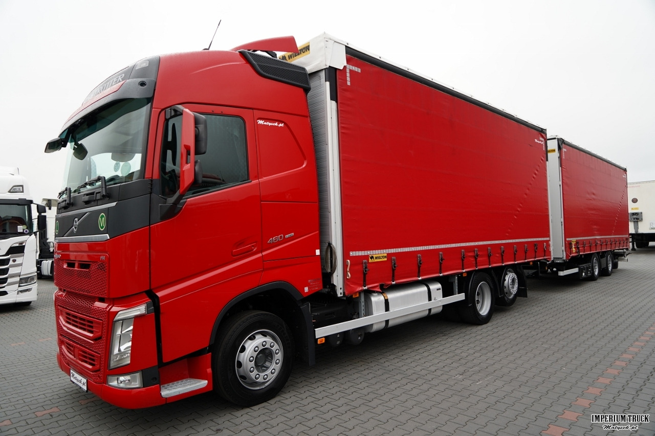 VOLVO FH 460 / ZESTAW TANDEM / 120 M3 / PRZEJAZDOWY / I-SAVE / KLIMA POSTOJOWA / PO ZŁOTYM KONTRAKCIE / 2021 ROK / - Curtainsider truck: picture 2 VOLVO FH 460 / ZESTAW TANDEM / 120 M3 / PRZEJAZDOWY / I-SAVE / KLIMA POSTOJOWA / PO ZŁOTYM KONTRAKCIE / 2021 ROK / - Curtainsider truck: picture 2