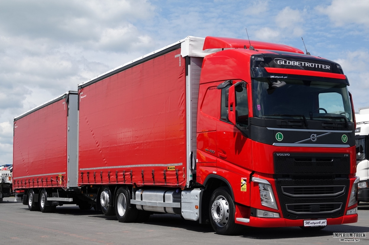 VOLVO FH 460 / ZESTAW TANDEM / 120 M3 / PRZEJAZDOWY / I-SAVE / KLIMA POSTOJOWA / PO ZŁOTYM KONTRAKCIE / 2021 ROK / - Curtainsider truck: picture 1 VOLVO FH 460 / ZESTAW TANDEM / 120 M3 / PRZEJAZDOWY / I-SAVE / KLIMA POSTOJOWA / PO ZŁOTYM KONTRAKCIE / 2021 ROK / - Curtainsider truck: picture 1