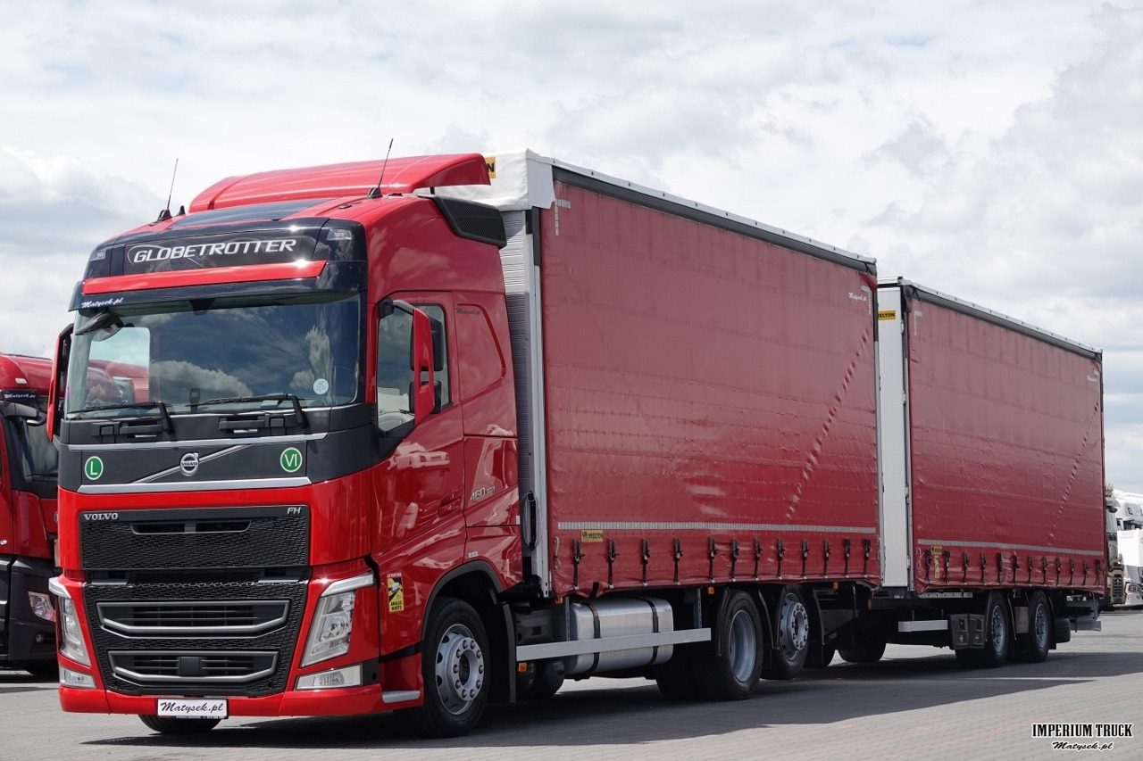 VOLVO FH 460 / ZESTAW TANDEM / 120 M3 / PRZEJAZDOWY / I-SAVE / KLIMA POSTOJOWA / PO ZŁOTYM KONTRAKCIE / 2021 ROK / - Curtainsider truck: picture 4 VOLVO FH 460 / ZESTAW TANDEM / 120 M3 / PRZEJAZDOWY / I-SAVE / KLIMA POSTOJOWA / PO ZŁOTYM KONTRAKCIE / 2021 ROK / - Curtainsider truck: picture 4