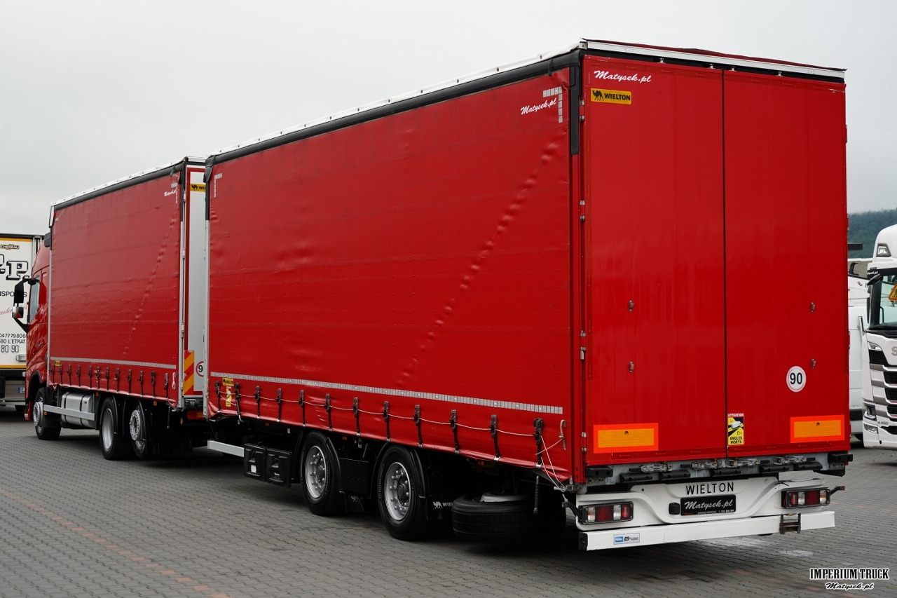 VOLVO FH 460 / ZESTAW TANDEM / 120 M3 / PRZEJAZDOWY / I-SAVE / KLIMA POSTOJOWA / PO ZŁOTYM KONTRAKCIE / 2021 ROK / - Curtainsider truck: picture 3 VOLVO FH 460 / ZESTAW TANDEM / 120 M3 / PRZEJAZDOWY / I-SAVE / KLIMA POSTOJOWA / PO ZŁOTYM KONTRAKCIE / 2021 ROK / - Curtainsider truck: picture 3