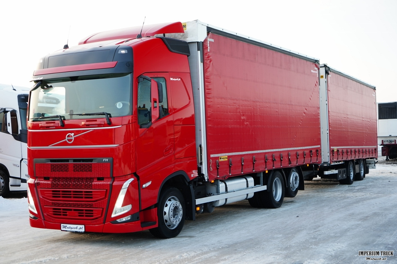 VOLVO FH 460 / ZESTAW TANDEM / 120 M3 / PRZEJAZDOWY / I-SAVE / KLIMATYZACJA POSTOJOWA / OŚ PODNOSZONA / OŚ SKRĘTNA / PLANDEKA ZBROJONA - Curtainsider truck: picture 3 VOLVO FH 460 / ZESTAW TANDEM / 120 M3 / PRZEJAZDOWY / I-SAVE / KLIMATYZACJA POSTOJOWA / OŚ PODNOSZONA / OŚ SKRĘTNA / PLANDEKA ZBROJONA - Curtainsider truck: picture 3