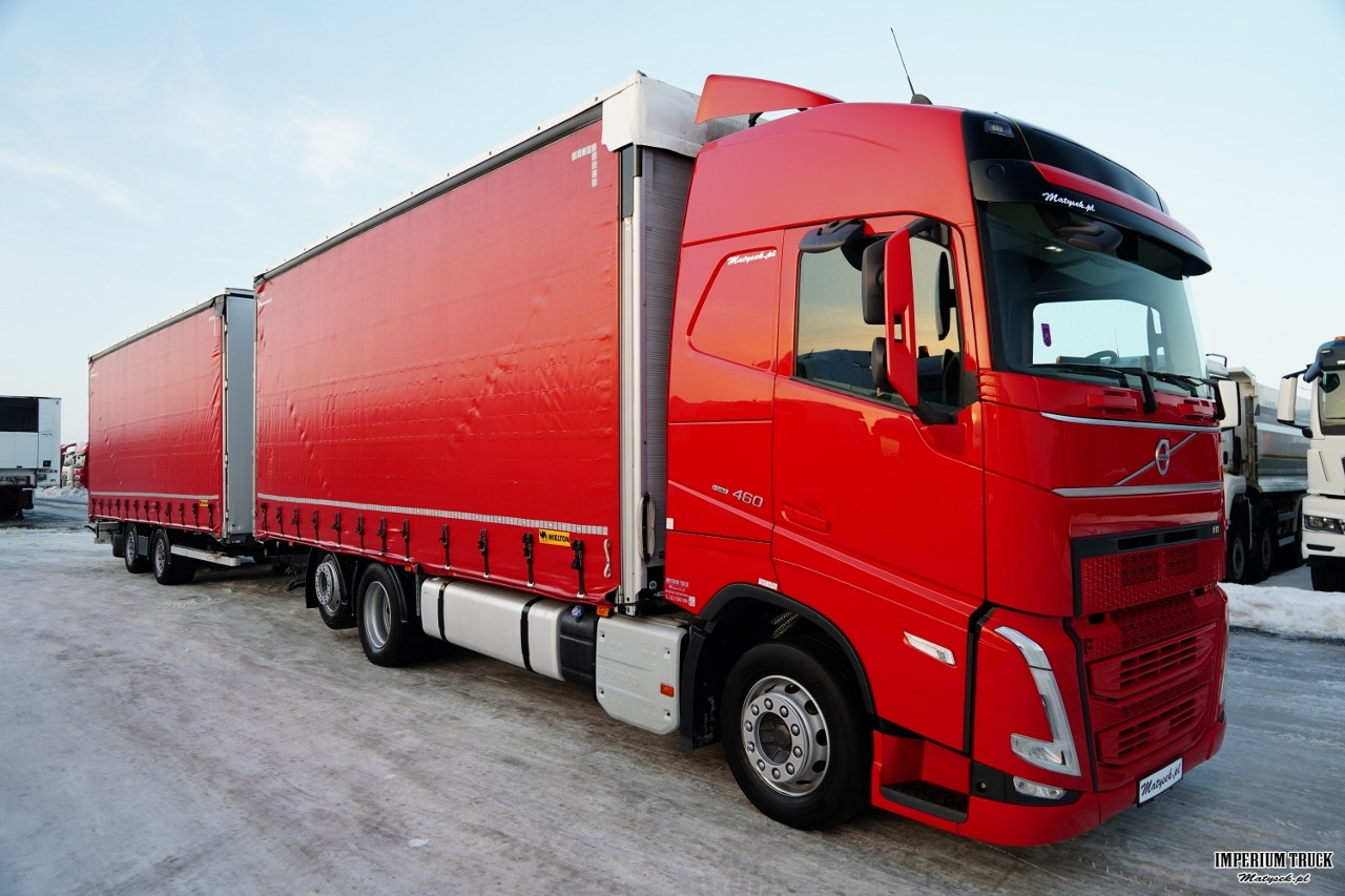 VOLVO FH 460 / ZESTAW TANDEM / 120 M3 / PRZEJAZDOWY / I-SAVE / KLIMATYZACJA POSTOJOWA / OŚ PODNOSZONA / OŚ SKRĘTNA / PLANDEKA ZBROJONA - Curtainsider truck: picture 2 VOLVO FH 460 / ZESTAW TANDEM / 120 M3 / PRZEJAZDOWY / I-SAVE / KLIMATYZACJA POSTOJOWA / OŚ PODNOSZONA / OŚ SKRĘTNA / PLANDEKA ZBROJONA - Curtainsider truck: picture 2