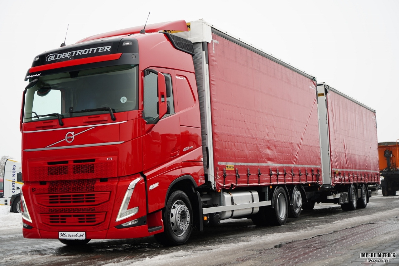 VOLVO FH 460 / ZESTAW TANDEM / 120 M3 / PRZEJAZDOWY / I-SAVE / KLIMATYZACJA POSTOJOWA / OŚ PODNOSZONA / OŚ SKRĘTNA / PLANDEKA ZBROJONA - Curtainsider truck: picture 5 VOLVO FH 460 / ZESTAW TANDEM / 120 M3 / PRZEJAZDOWY / I-SAVE / KLIMATYZACJA POSTOJOWA / OŚ PODNOSZONA / OŚ SKRĘTNA / PLANDEKA ZBROJONA - Curtainsider truck: picture 5