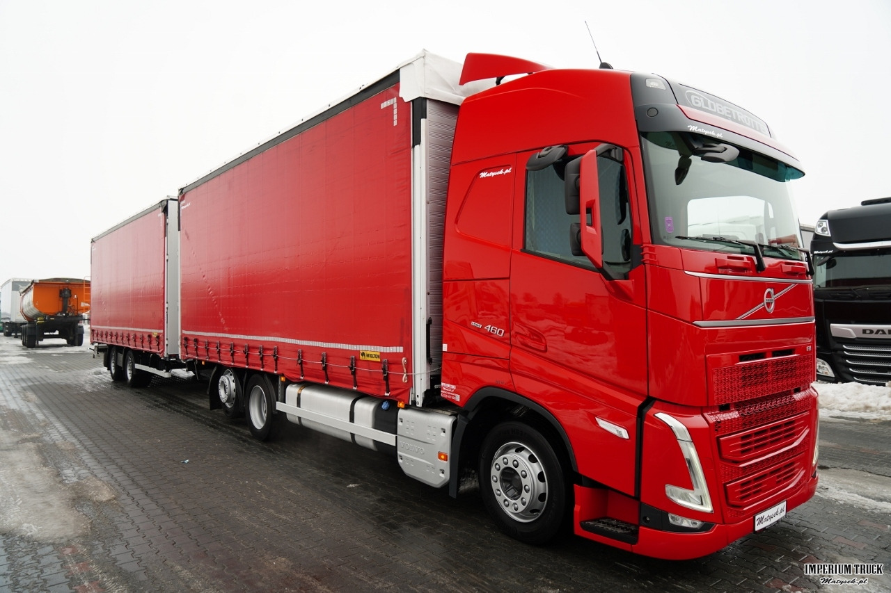 VOLVO FH 460 / ZESTAW TANDEM / 120 M3 / PRZEJAZDOWY / I-SAVE / KLIMATYZACJA POSTOJOWA / OŚ PODNOSZONA / OŚ SKRĘTNA / PLANDEKA ZBROJONA - Curtainsider truck: picture 2 VOLVO FH 460 / ZESTAW TANDEM / 120 M3 / PRZEJAZDOWY / I-SAVE / KLIMATYZACJA POSTOJOWA / OŚ PODNOSZONA / OŚ SKRĘTNA / PLANDEKA ZBROJONA - Curtainsider truck: picture 2