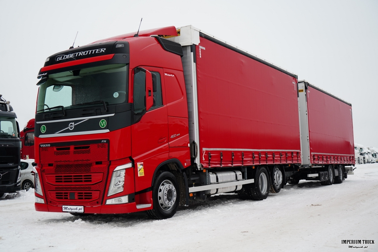VOLVO FH 460 / ZESTAW TANDEM / 120 M3 / PRZEJAZDOWY / KLIMA POSTOJOWA / OŚ PODNOSZONA SKRĘTNA / WIELTON 2021 ROK / - Curtainsider truck: picture 4 VOLVO FH 460 / ZESTAW TANDEM / 120 M3 / PRZEJAZDOWY / KLIMA POSTOJOWA / OŚ PODNOSZONA SKRĘTNA / WIELTON 2021 ROK / - Curtainsider truck: picture 4