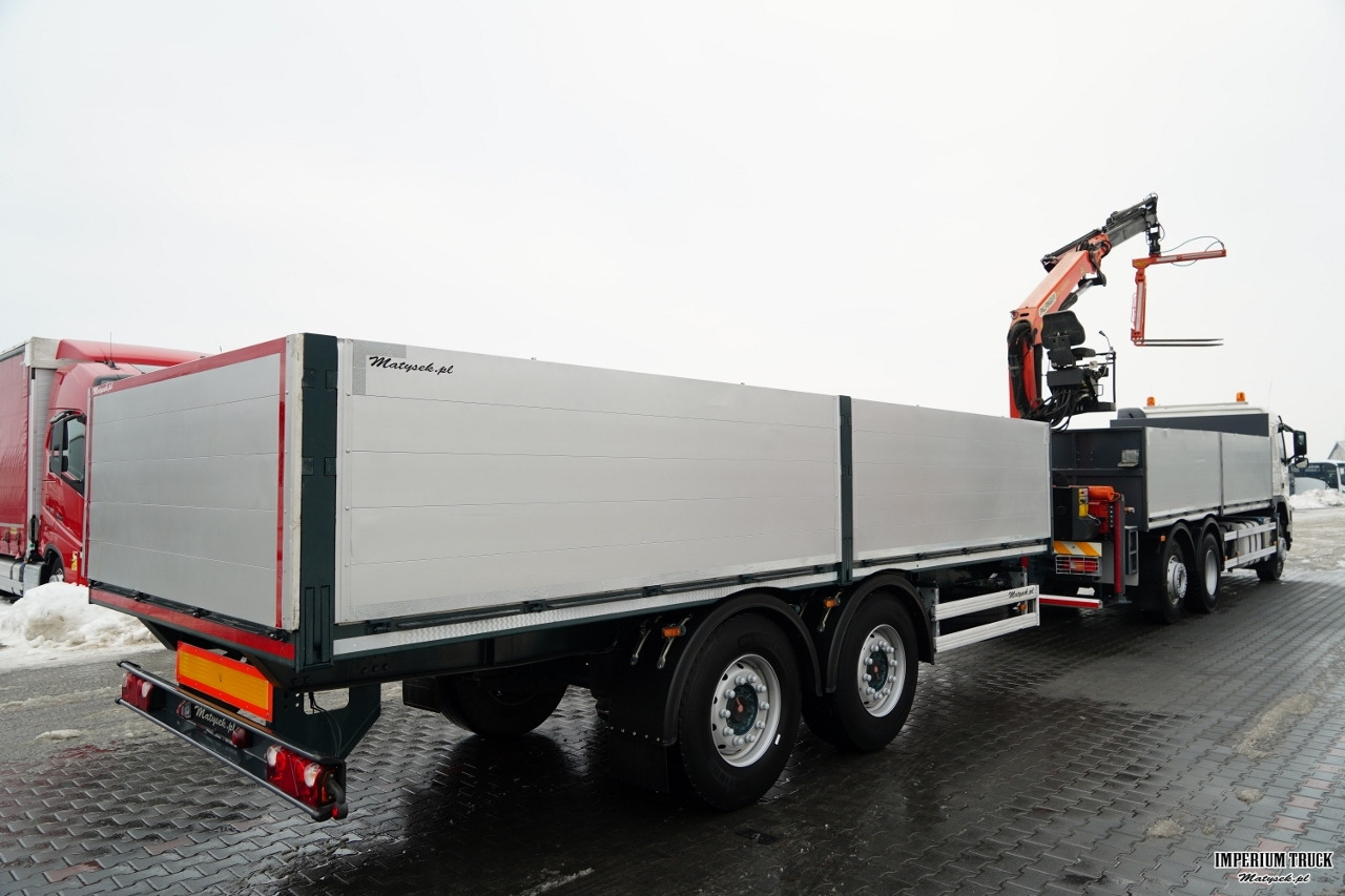 VOLVO FM 450 / ZESTAW SKRZYNIOWY / HDS PALFINGER PK 16001-K / ROTATOR / WIDŁY / PRZYCZEPA / MANUAL / - Dropside/ Flatbed truck, Crane truck: picture 3 VOLVO FM 450 / ZESTAW SKRZYNIOWY / HDS PALFINGER PK 16001-K / ROTATOR / WIDŁY / PRZYCZEPA / MANUAL / - Dropside/ Flatbed truck, Crane truck: picture 3