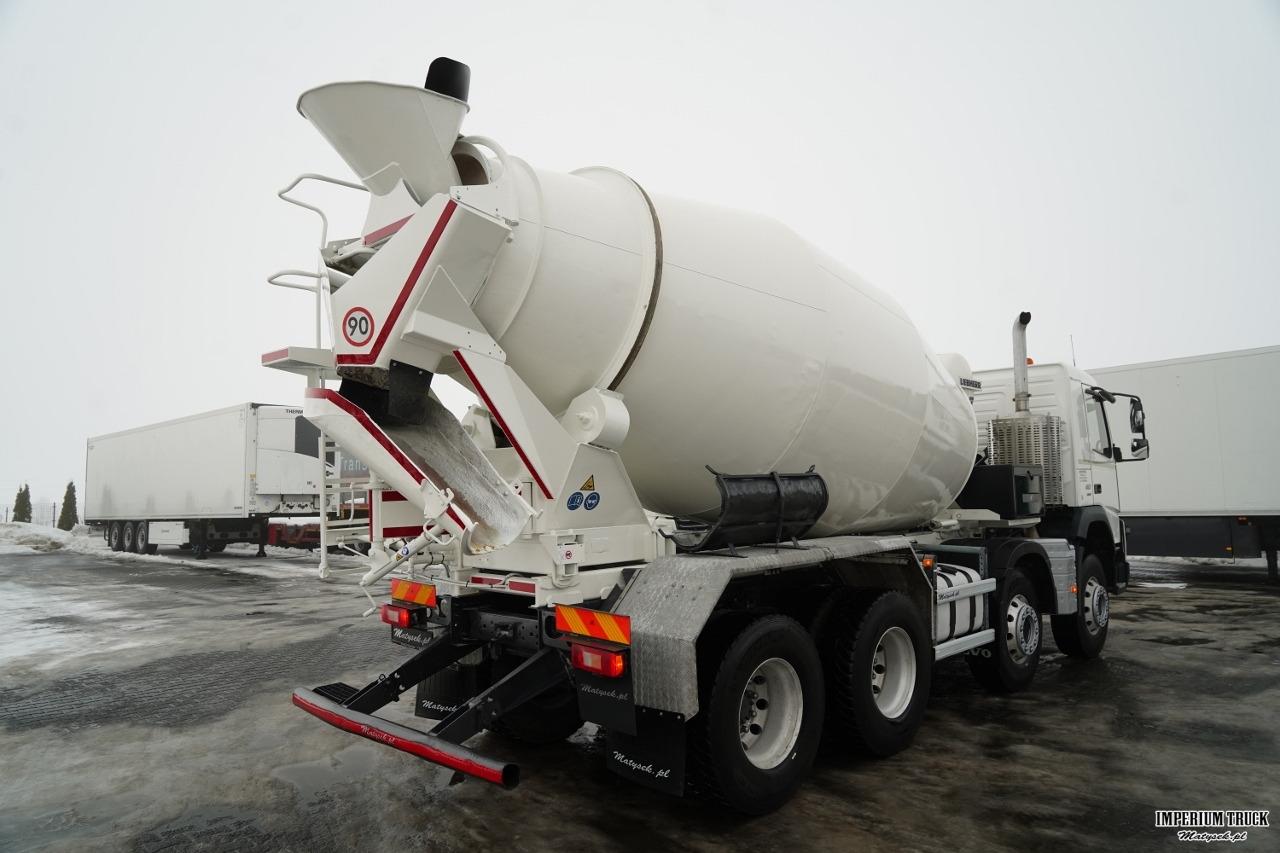VOLVO FMX 410 / 8x4 / GRUSZKA 9m3 / BETONOMIESZARKA / LIEBHERR / ALUFELGI / EURO 6 - Concrete mixer truck: picture 5 VOLVO FMX 410 / 8x4 / GRUSZKA 9m3 / BETONOMIESZARKA / LIEBHERR / ALUFELGI / EURO 6 - Concrete mixer truck: picture 5